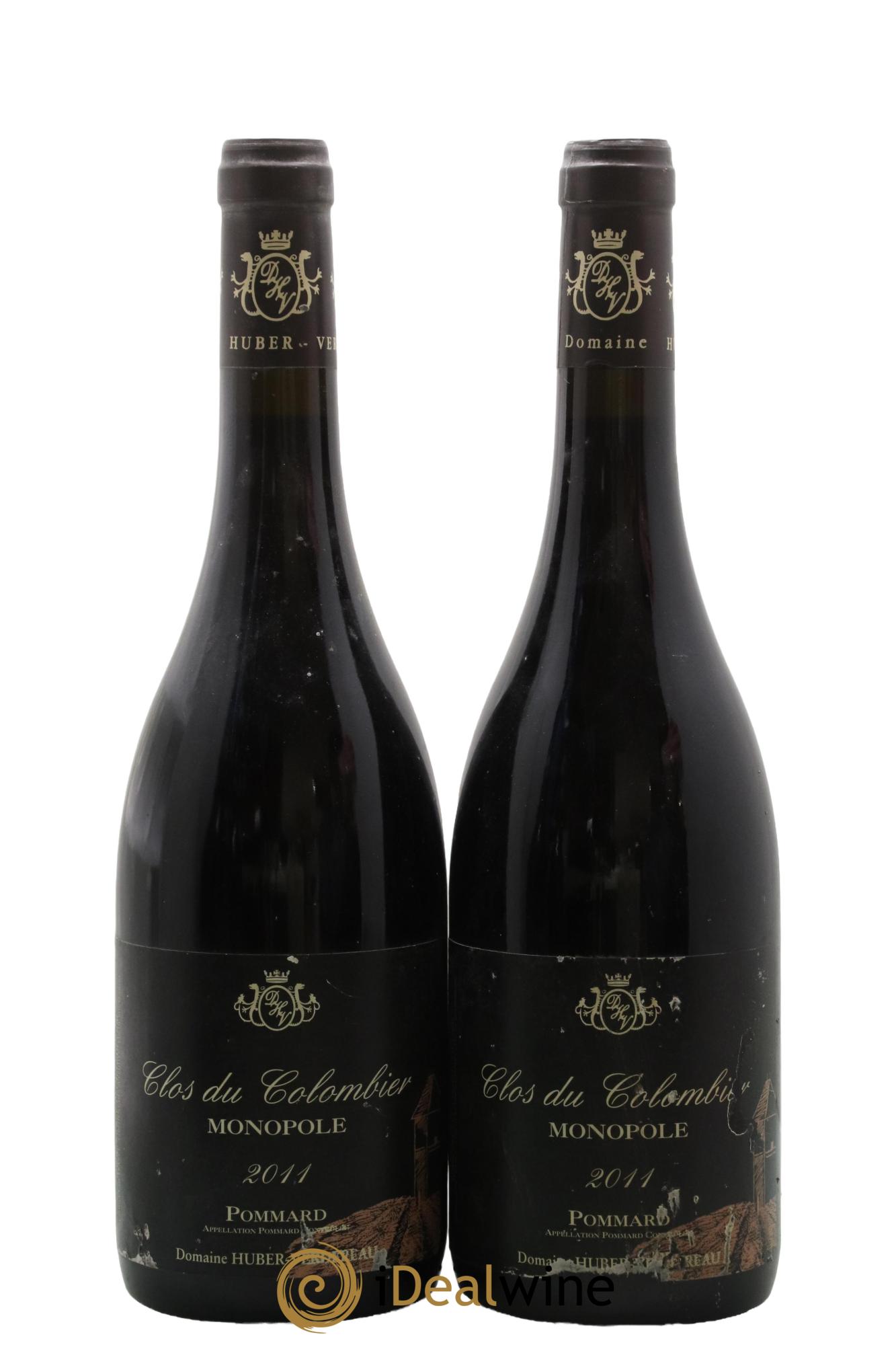 Pommard Clos du Colombier Monopole Domaine Huber-Verdereau 2011 - Lot de 2 bouteilles - 0