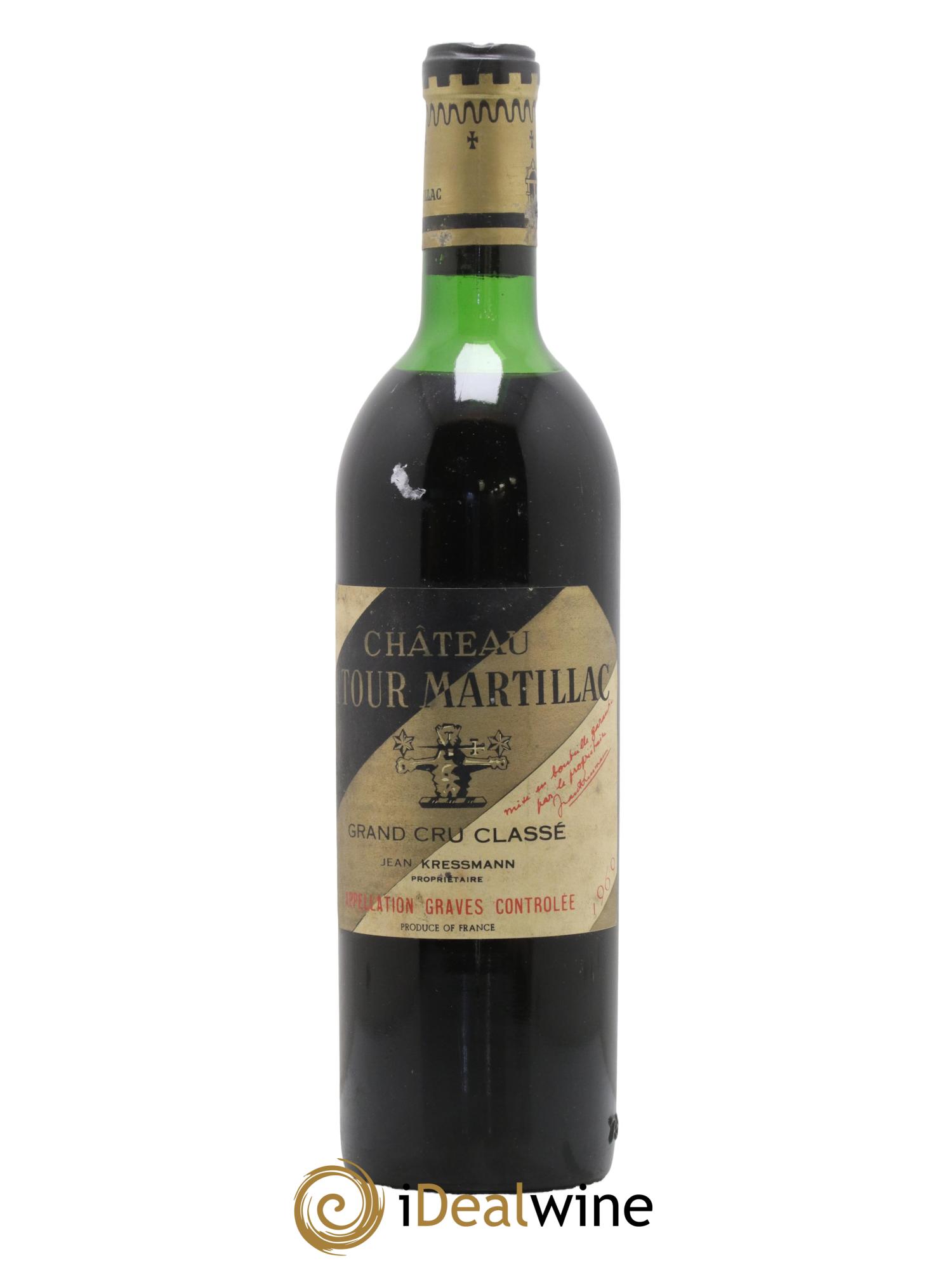Château Latour-Martillac Cru Classé de Graves 1969 - Lot de 1 bouteille - 0