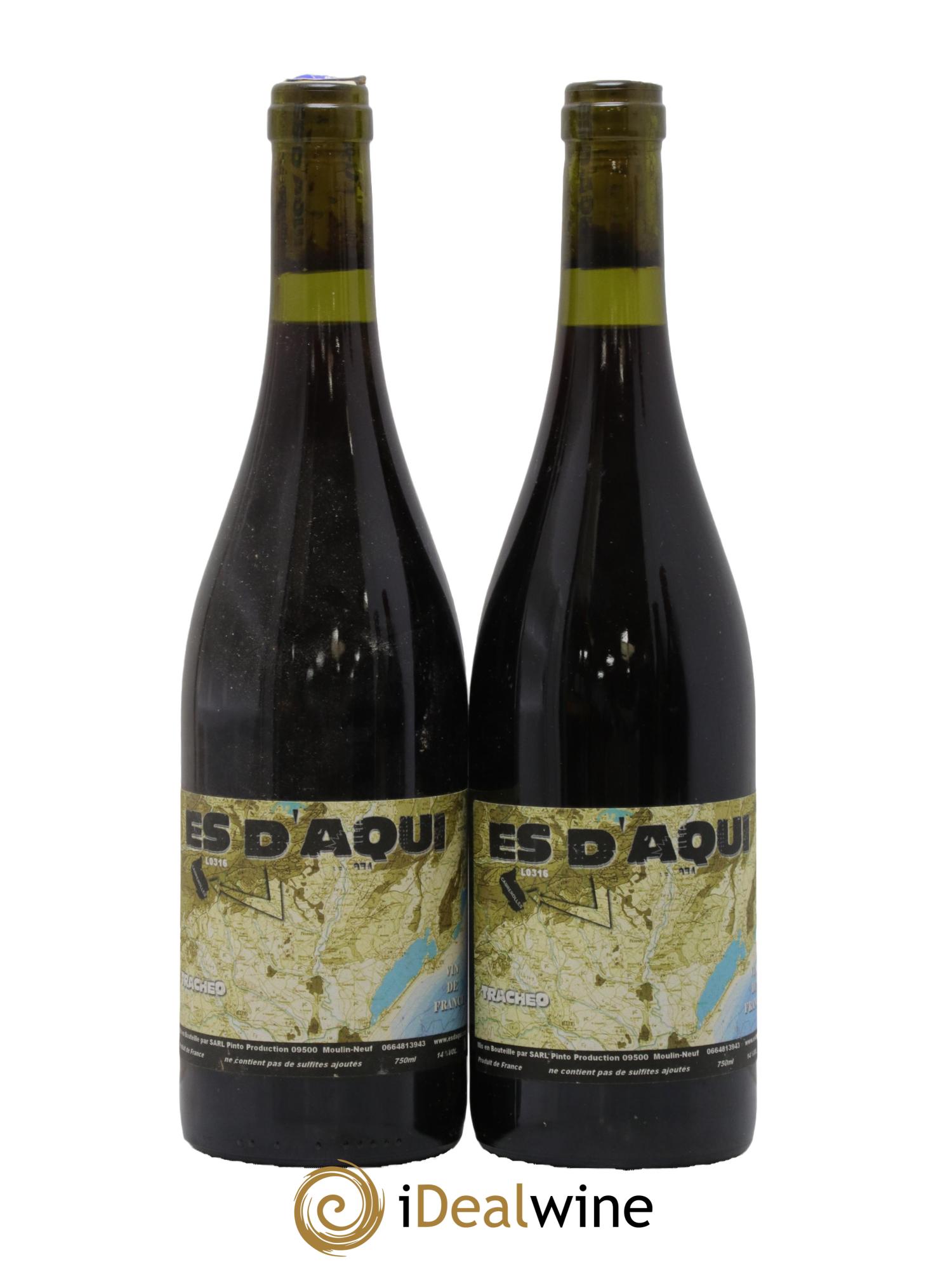 Vin de France Es D'Aqui Tracheo Pinto 2016 - Lot de 2 bouteilles - 0