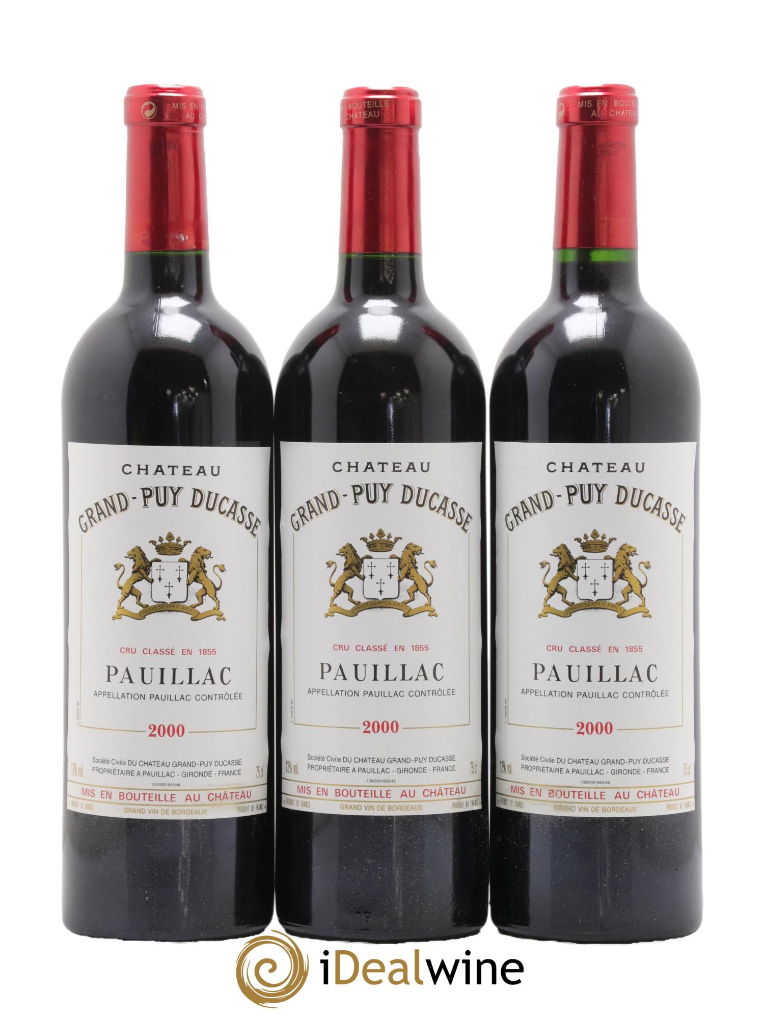 Château Grand Puy Ducasse 5ème Grand Cru Classé 2000 - Posten von 12 Flaschen - 3