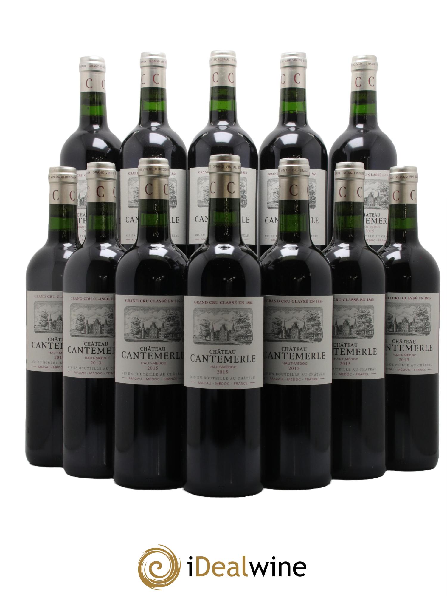 Château Cantemerle 5ème Grand Cru Classé 2015 - Lot de 12 bouteilles - 0