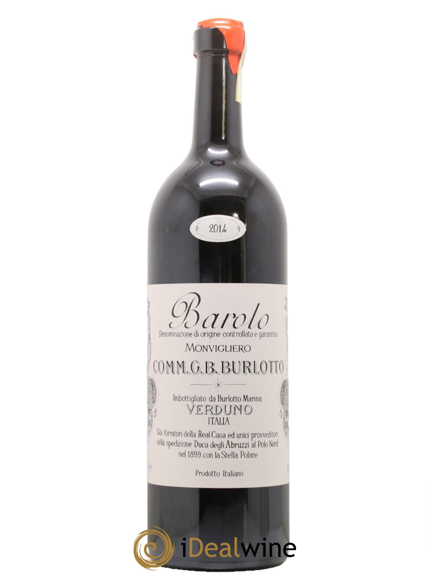 Barolo DOCG Monvigliero Comm. Giovan Battista Burlotto 2014 - Lot de 1 double magnum - 1
