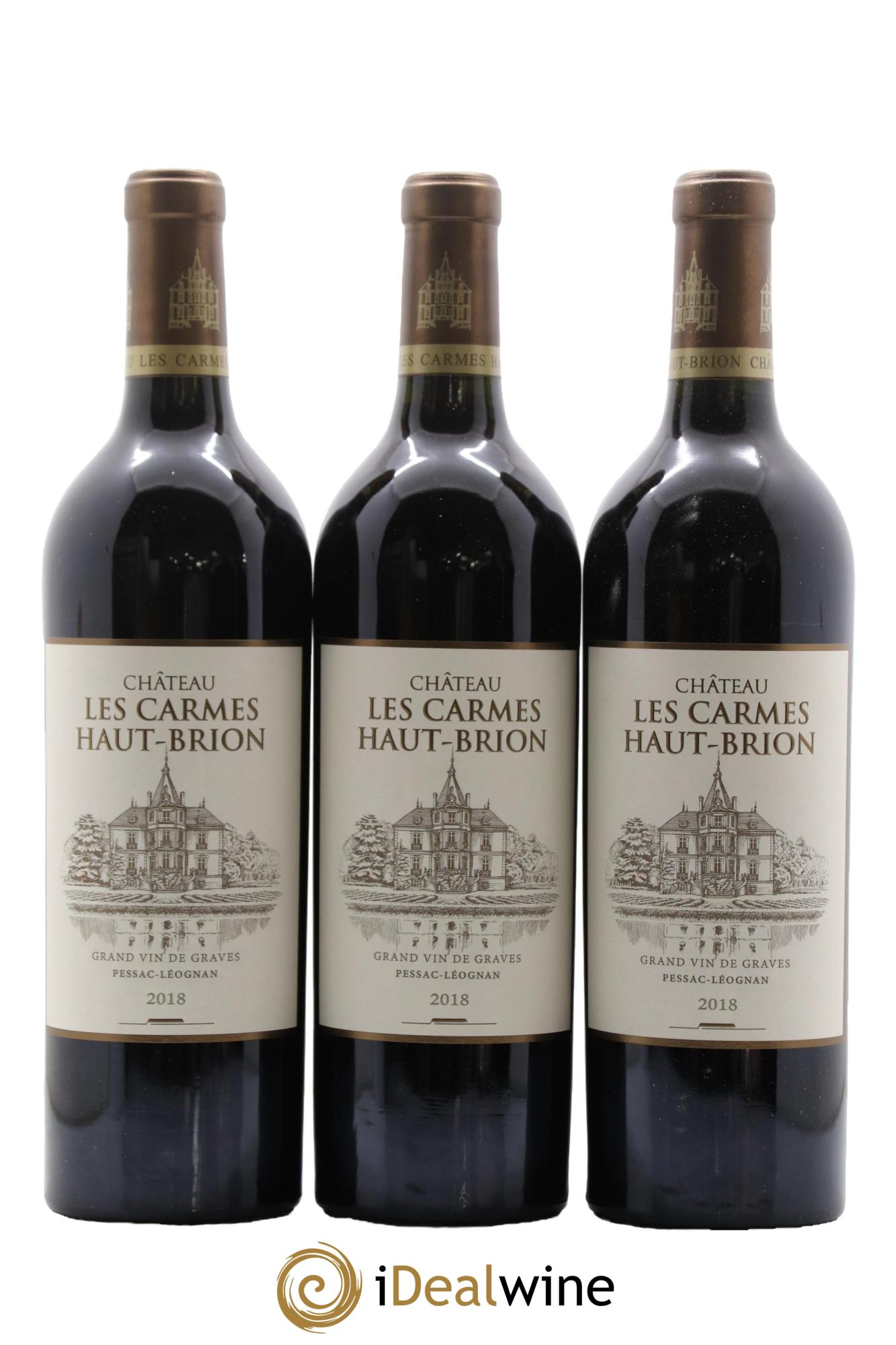Château Les Carmes Haut-Brion 2018 - Lot de 6 bouteilles - 1