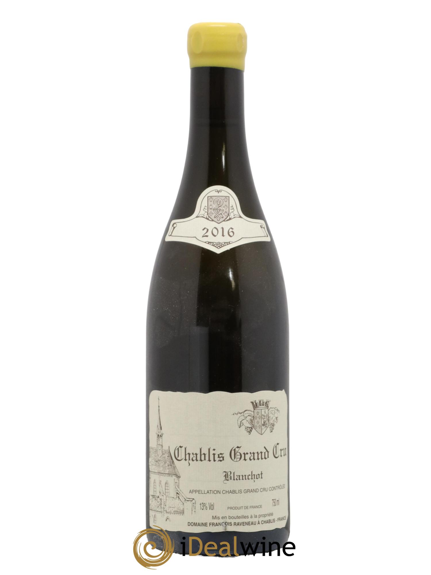 Chablis Grand Cru Blanchot Raveneau (Domaine) 2016 - Lot de 1 bouteille - 0
