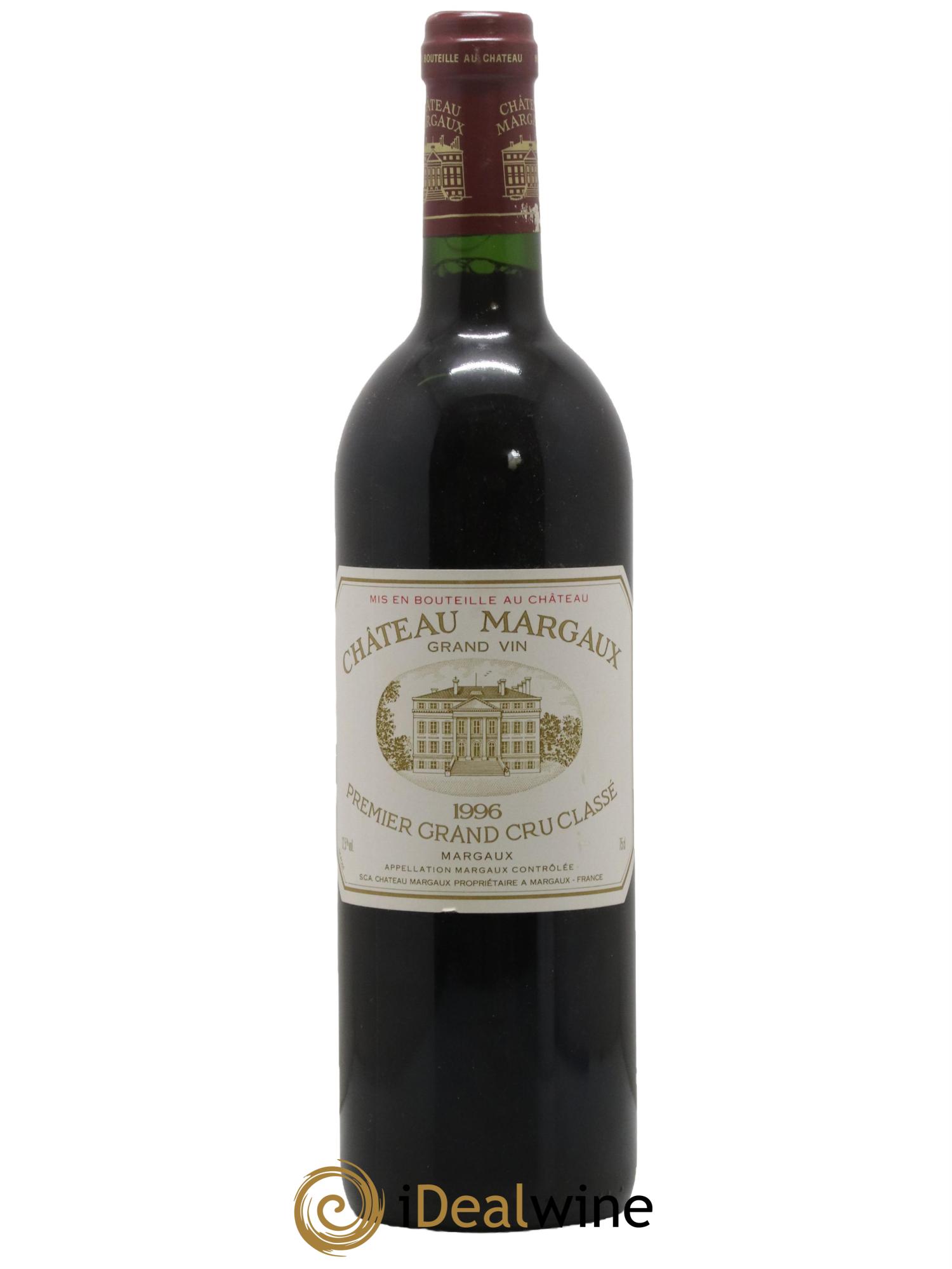 Château Margaux 1er Grand Cru Classé 1996 - Lot de 1 bouteille - 0