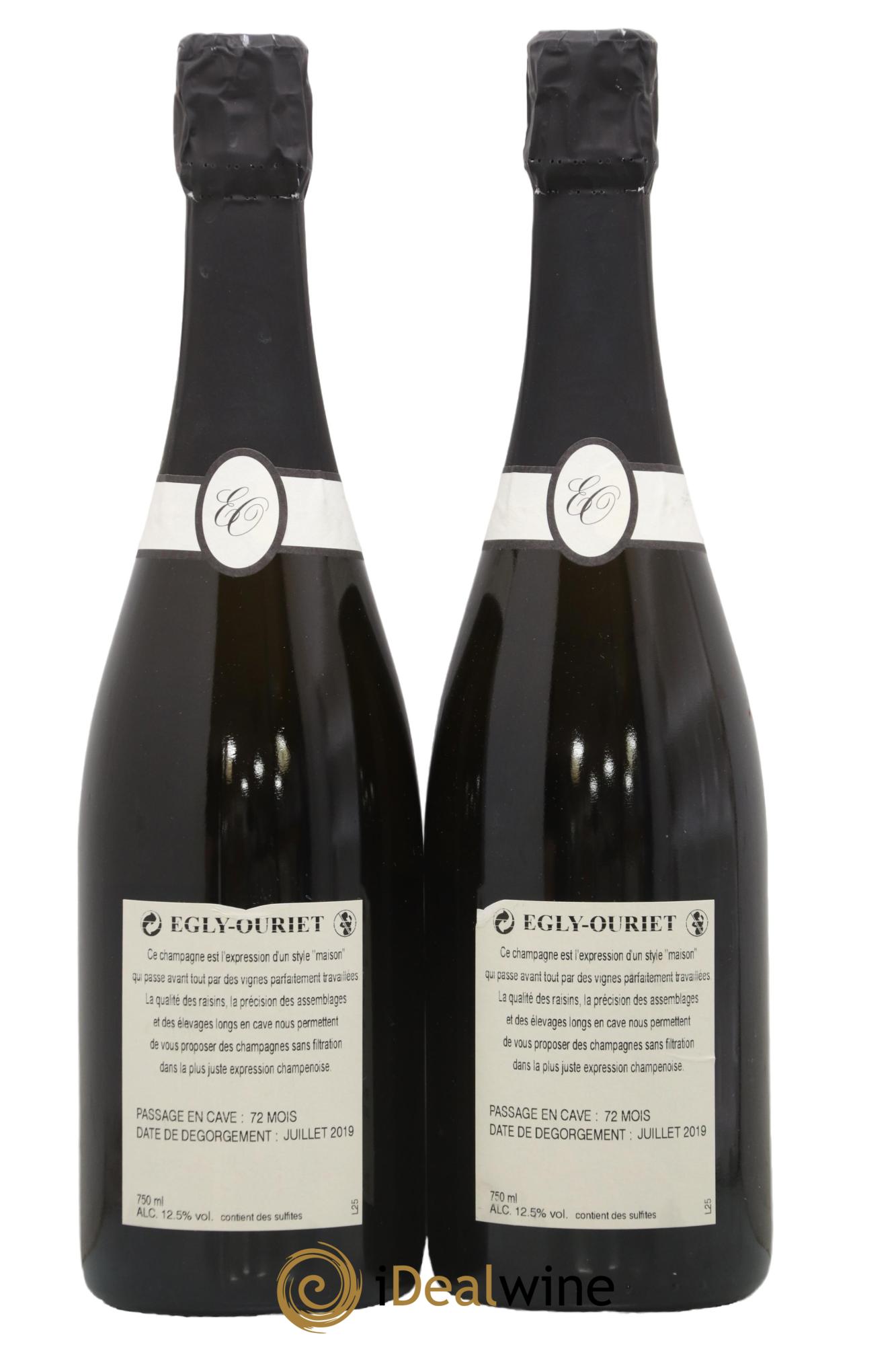 Blanc de Noirs Les Crayères Vieilles vignes Egly-Ouriet - Lot de 2 bouteilles - 1