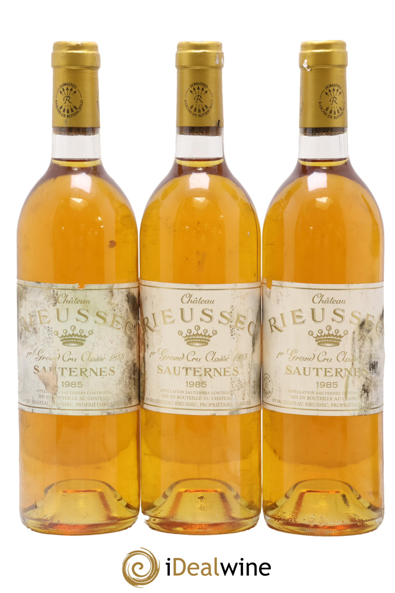 Château Rieussec 1er Grand Cru Classé 1985 - Posten von 3 Flaschen - 0