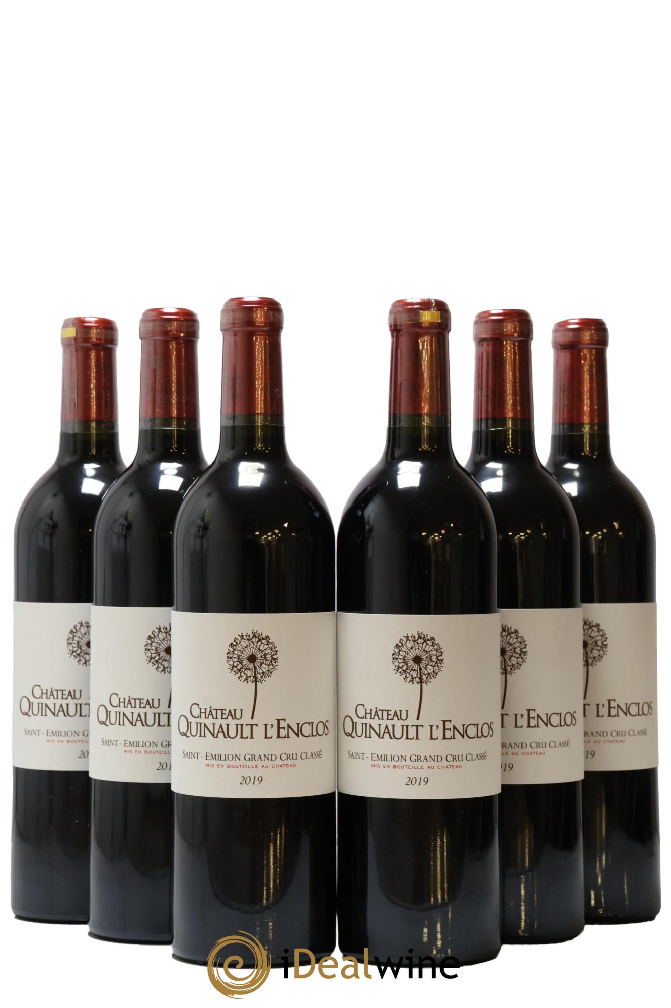 Château Quinault L'Enclos 2019 - Lot of 6 bottles - 0