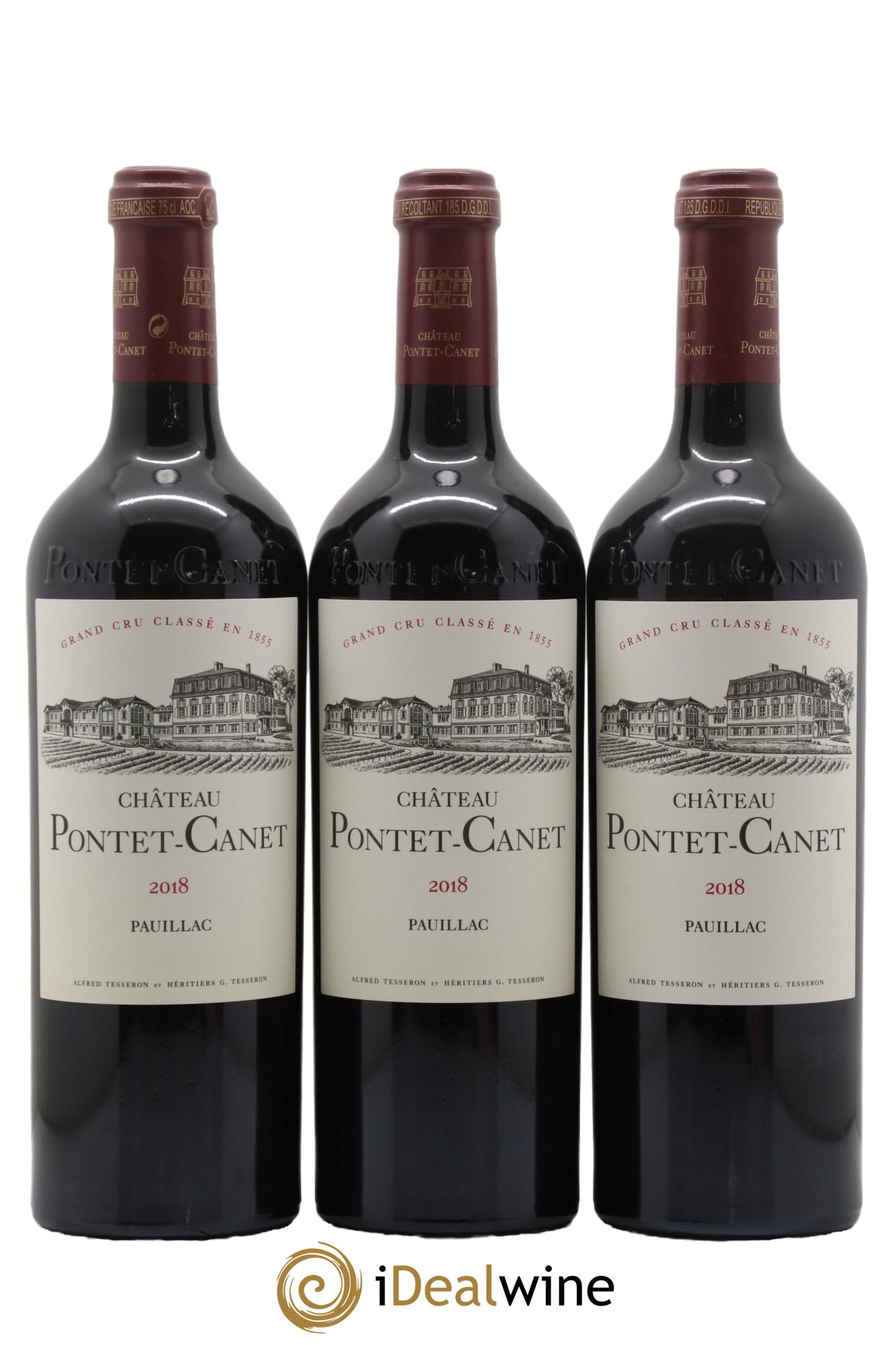 Château Pontet Canet 5ème Grand Cru Classé 2018 - Lotto di 6 bottiglie - 1