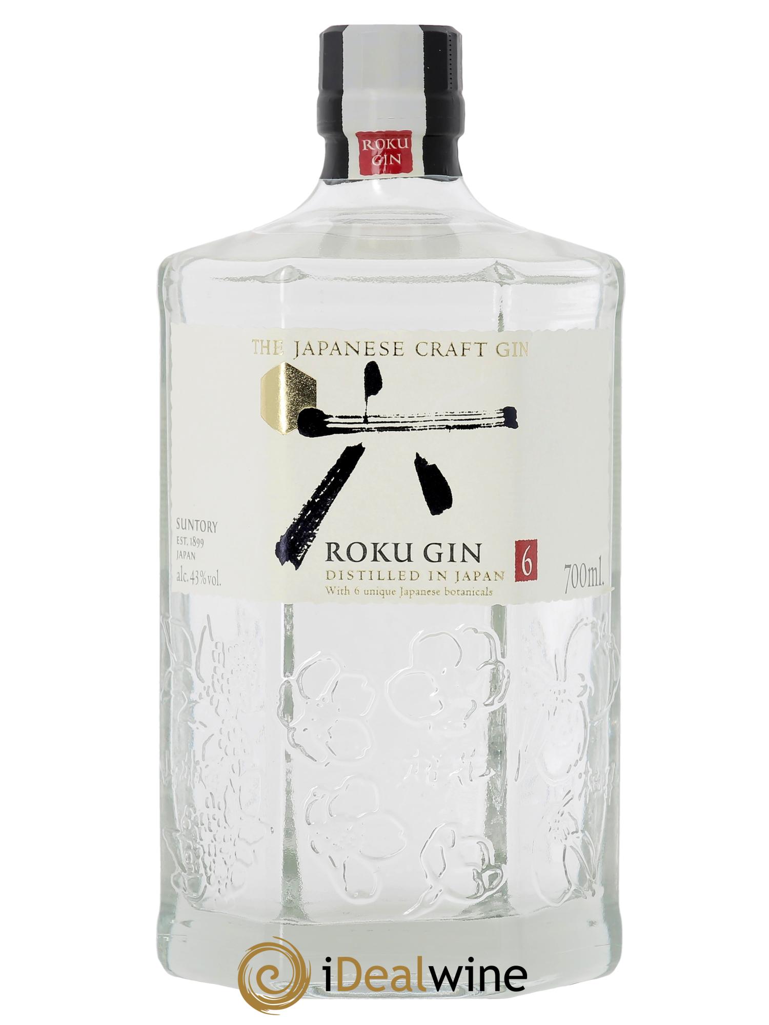 Gin Roku Gin Original Gin Coffert (verre) - Lot de 1 bouteille - 1