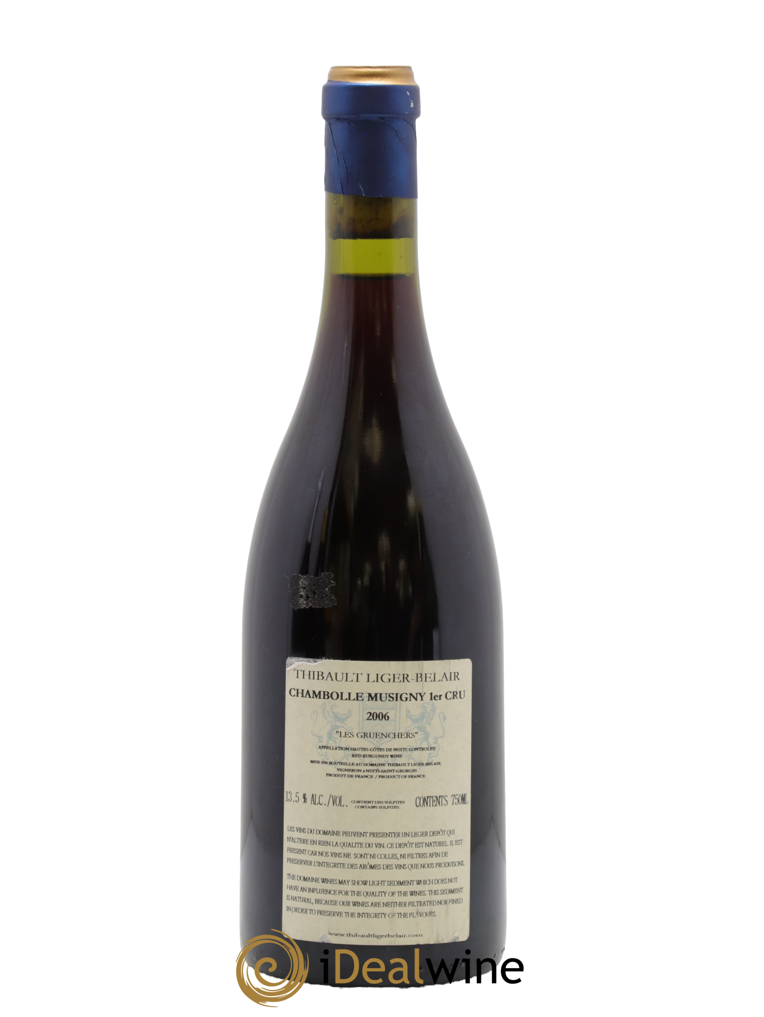 Chambolle-Musigny 1er Cru Les Gruenchers Thibault Liger-Belair Successeurs 2006 - Lot of 1 bottle - 1