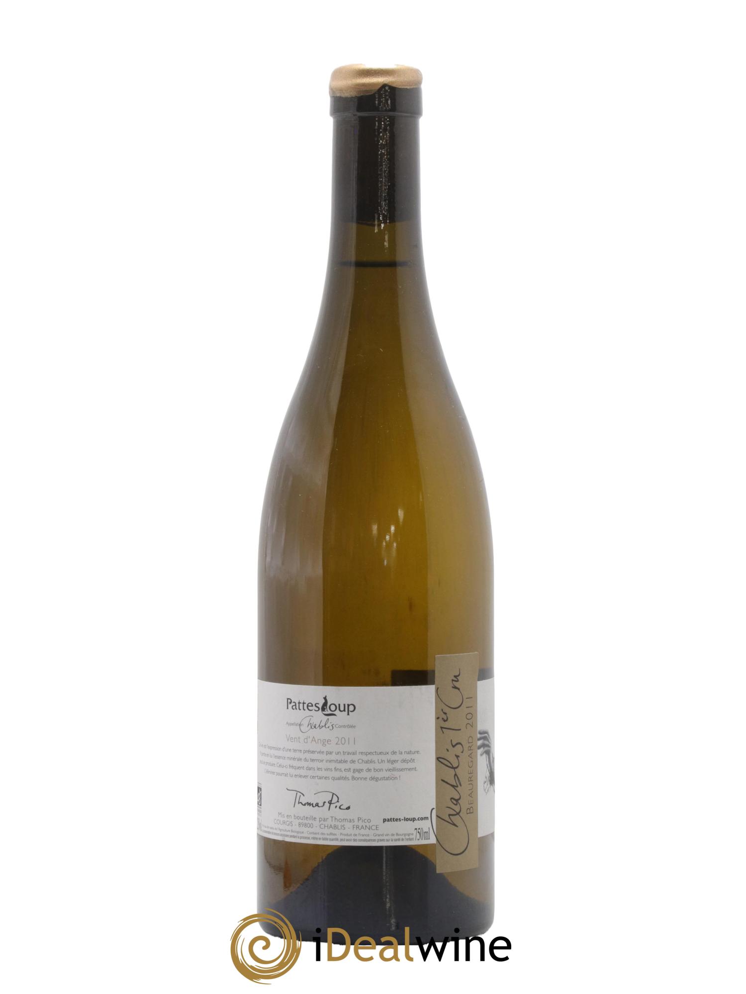Chablis 1er Cru Beauregard Pattes Loup (Domaine) 2011 - Lotto di 1 bottiglia - 1
