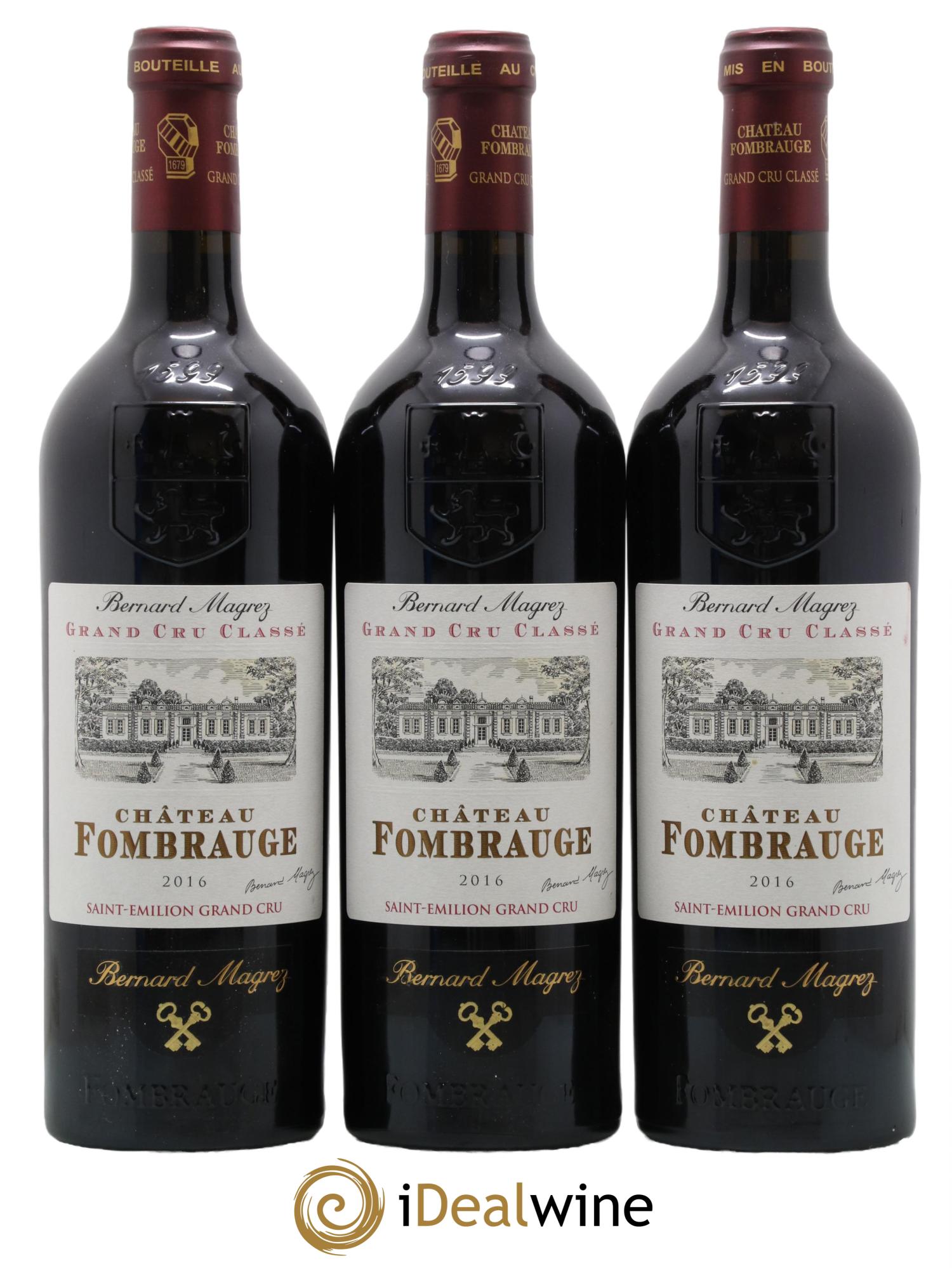 Château Fombrauge Grand Cru Classé 2016 - Lot de 3 bouteilles - 0