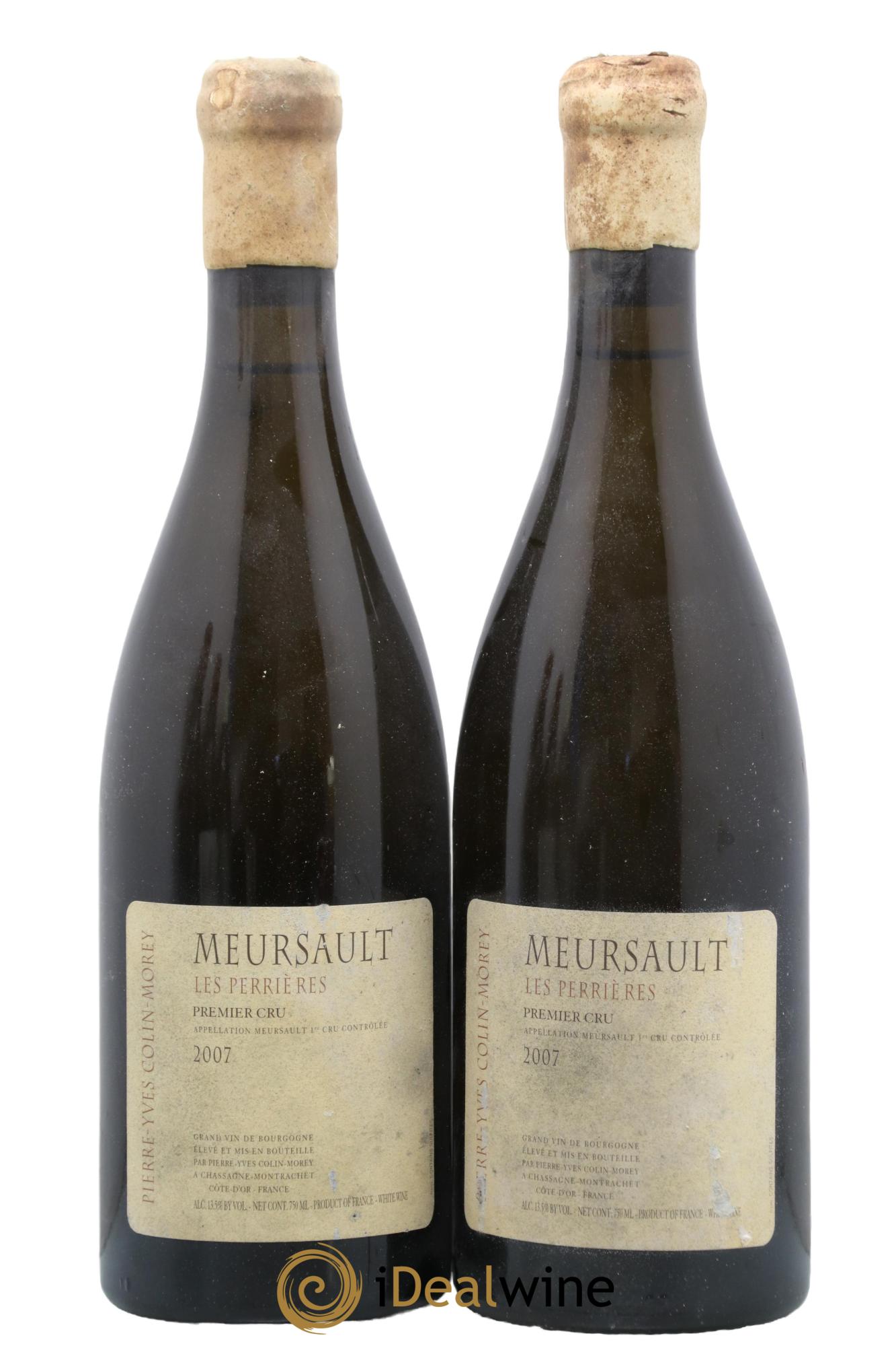 Meursault 1er Cru Les Perrières Pierre-Yves Colin Morey 2007 - Lotto di 2 bottiglie - 0