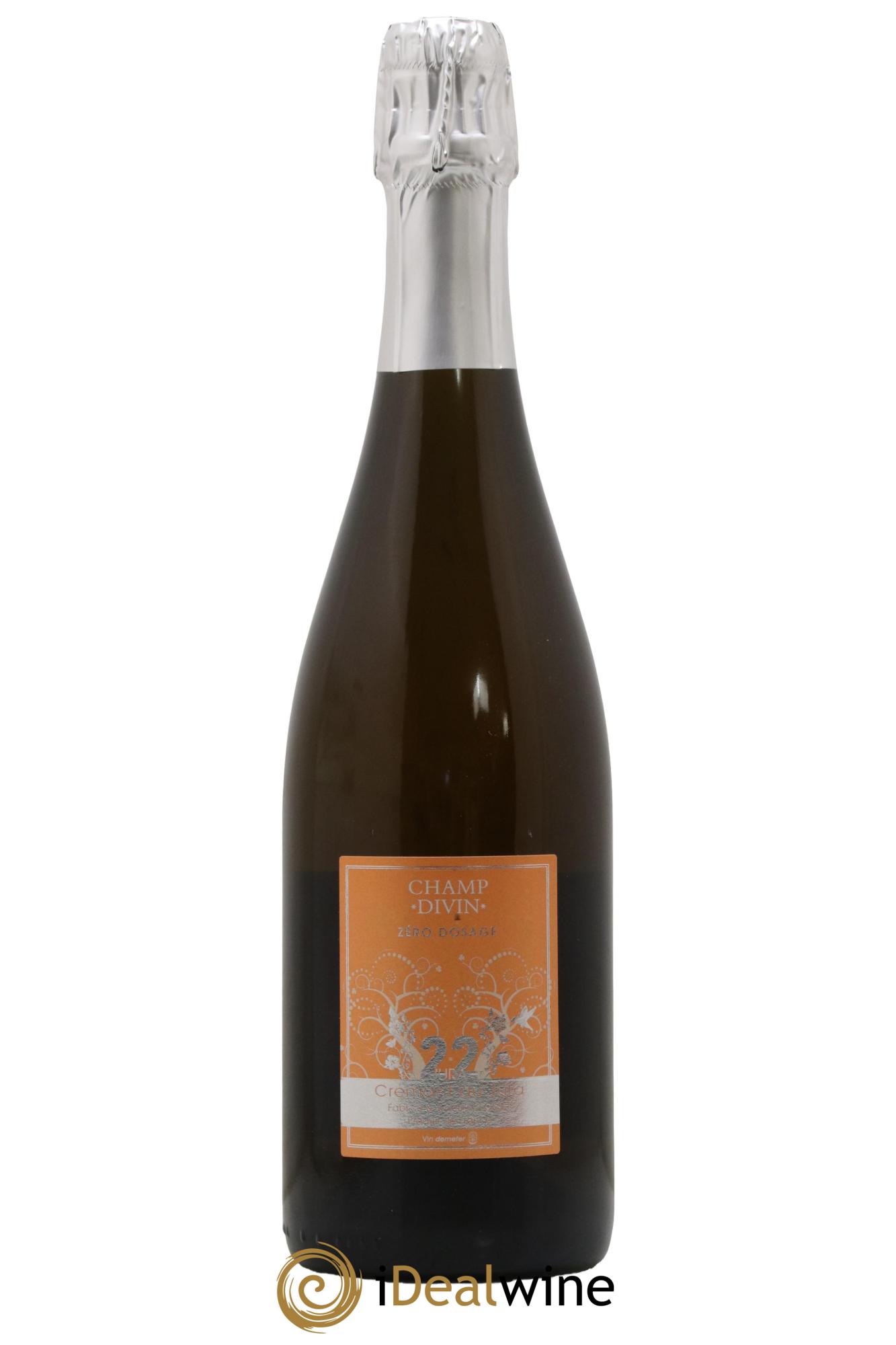 Crémant du Jura Zéro Dosage Champ Divin 2022 - Lot de 1 bouteille - 0