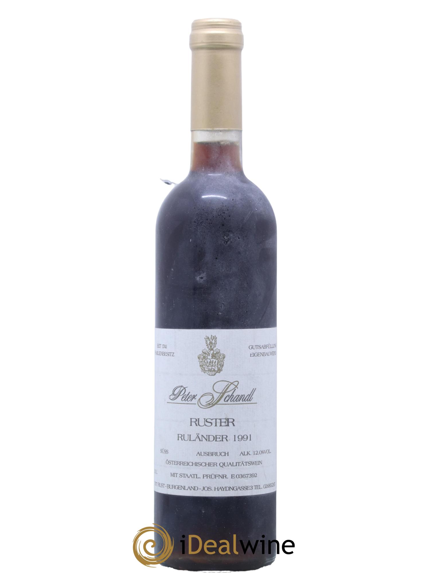 Autriche Ruster Rulander Peter Schandl 1991 - Lot of 1 500ml format - 0