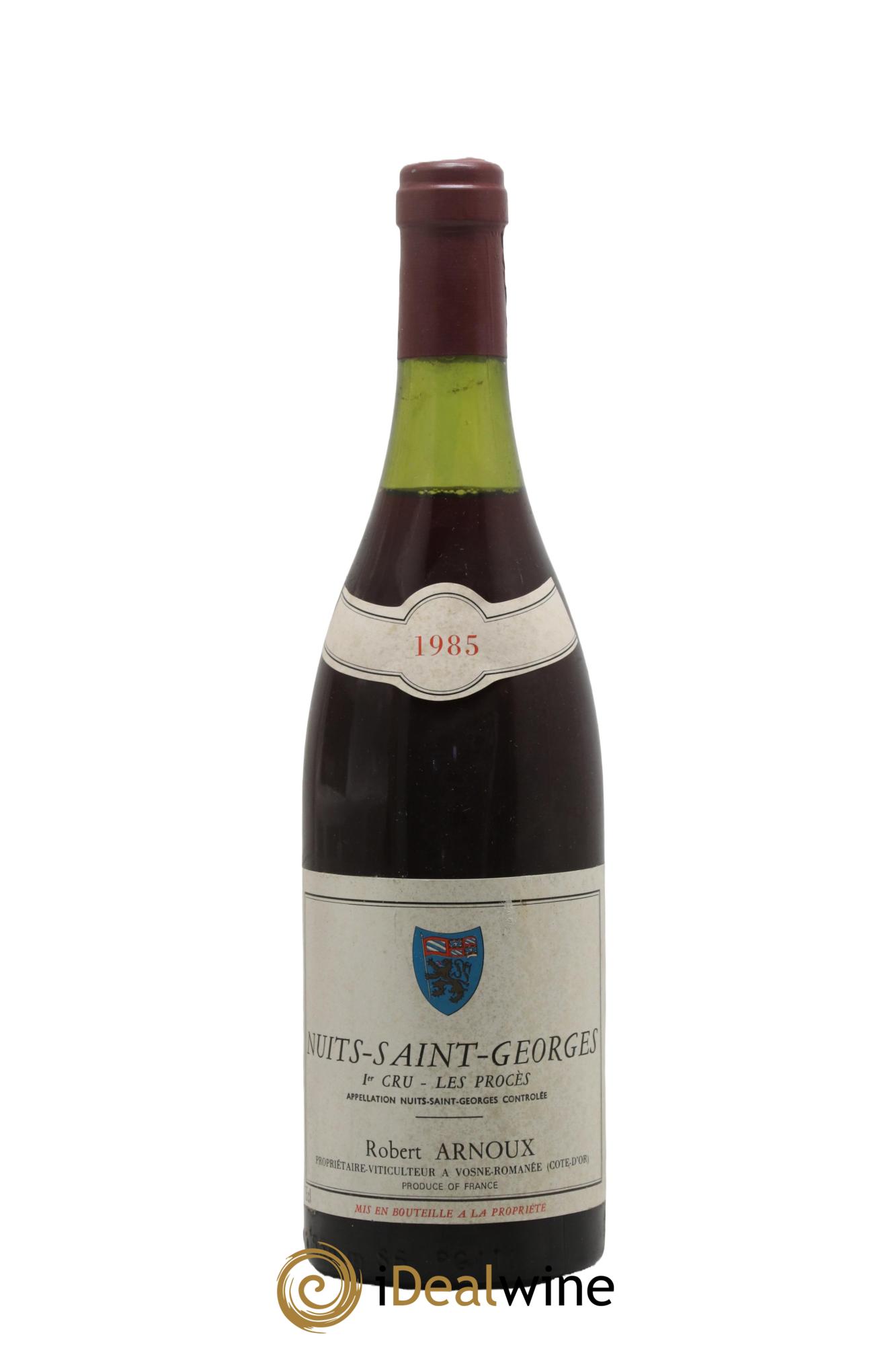 Nuits Saint-Georges 1er Cru Les Procès Robert Arnoux 1985 - Lot de 1 bouteille - 0