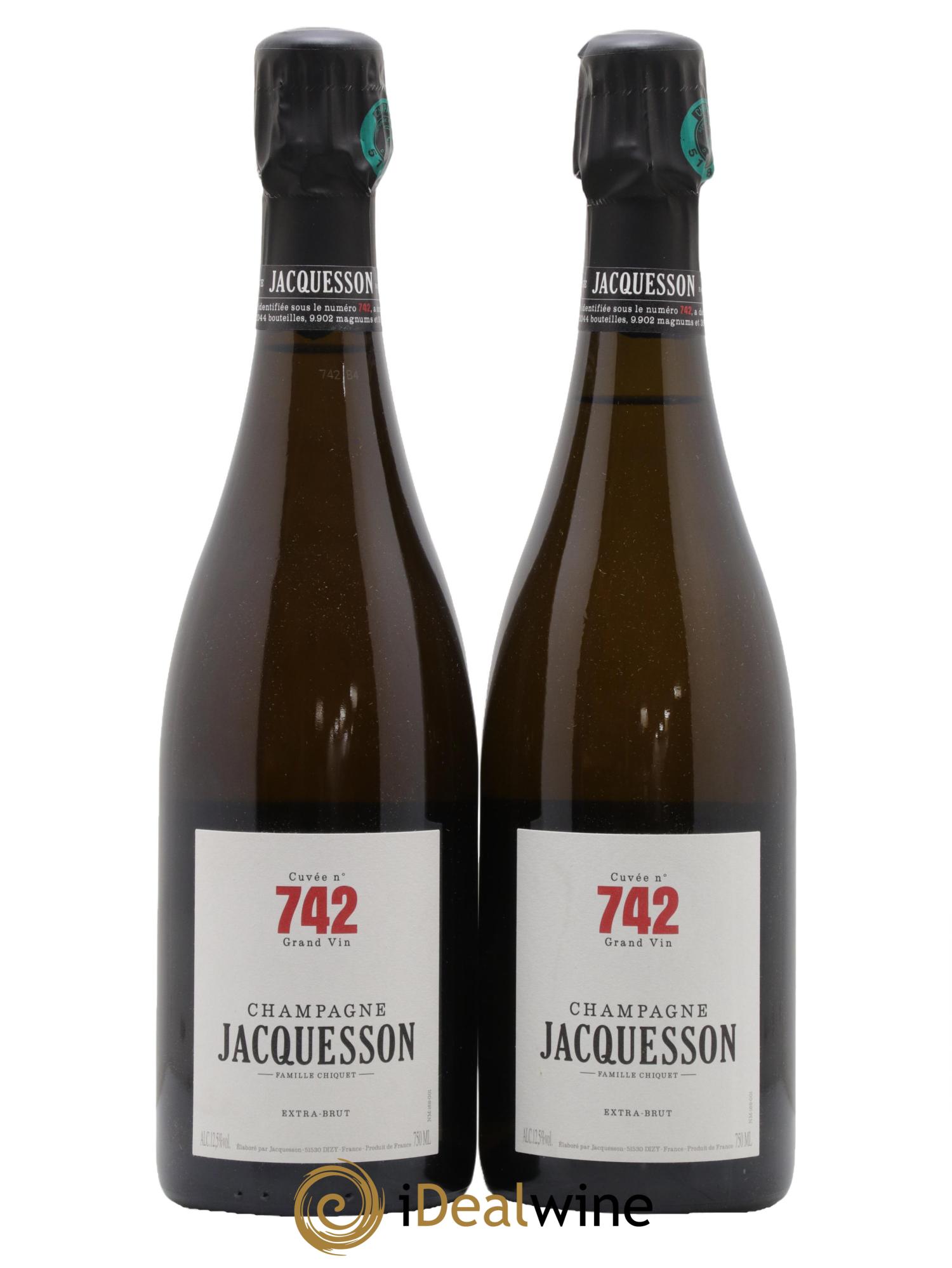 Cuvée 742 Extra-Brut Jacquesson - Lot de 2 bouteilles - 0