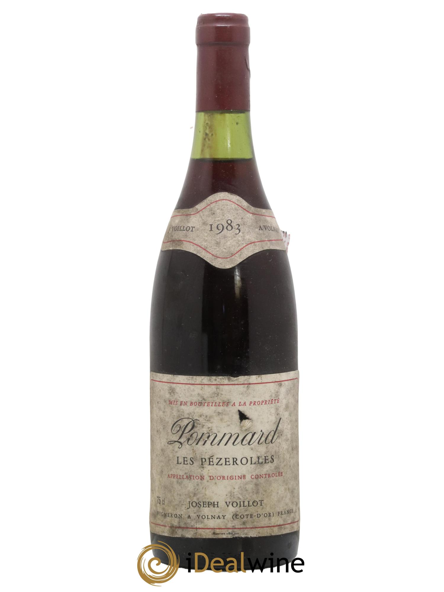 Pommard 1er Cru Les Pèzerolles Joseph Voillot (Domaine) 1983 - Lot de 1 bouteille - 0