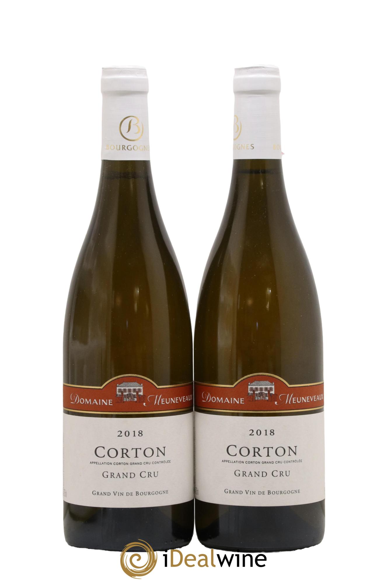 Corton Grand Cru Domaine Meuneveaux 2018 - Lotto di 2 bottiglie - 0