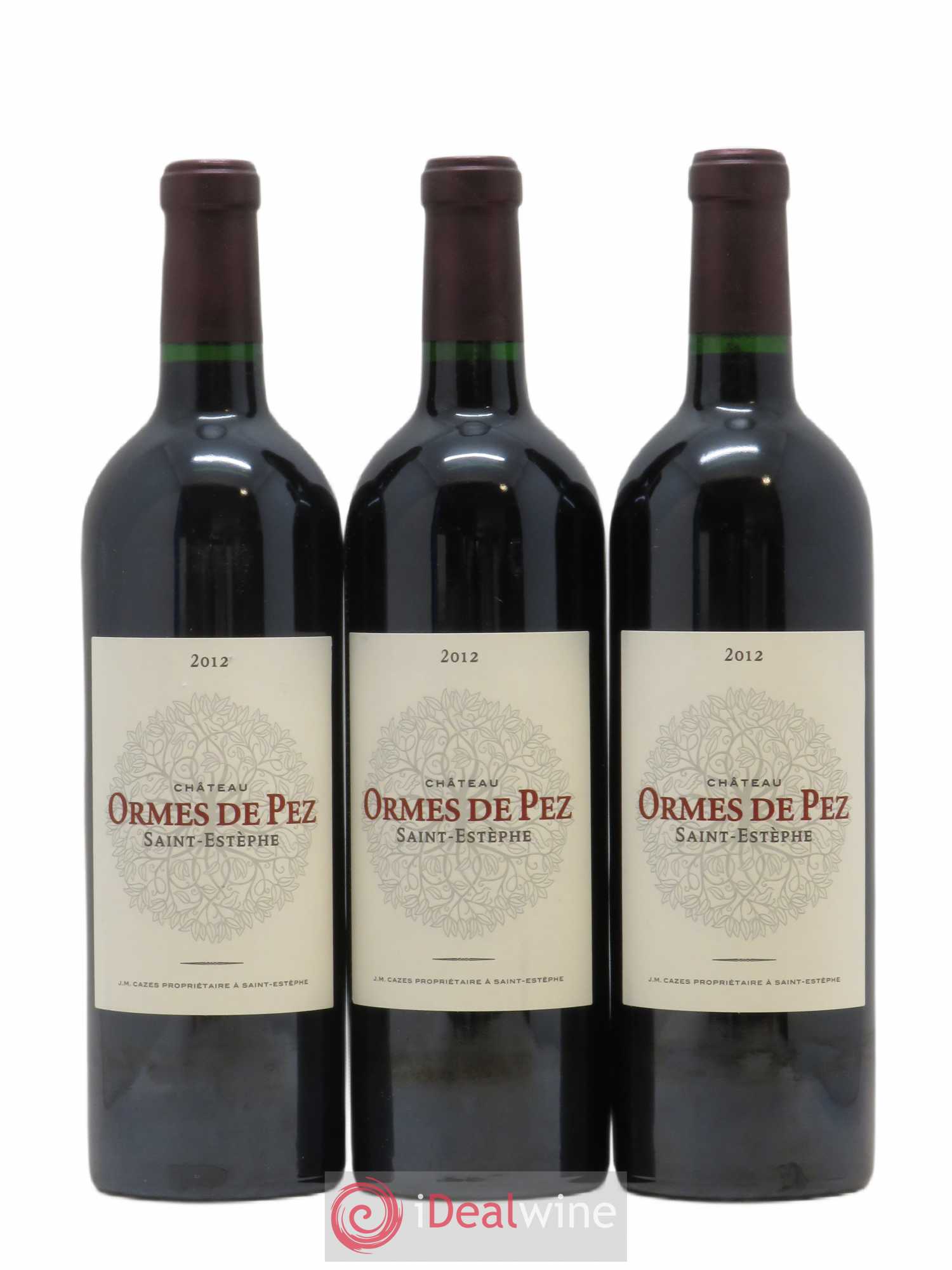 Château les Ormes de Pez 2012 - Lotto di 3 bottiglie - 0