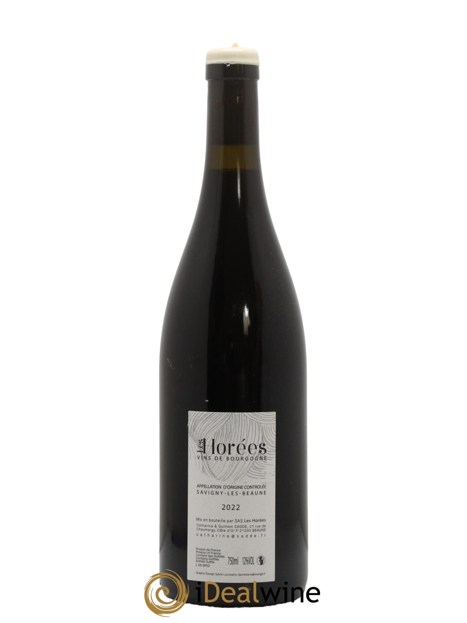 Savigny-lès-Beaune Les Plaisirs et les jours Les Horées 2022 - Lot de 1 bouteille - 1