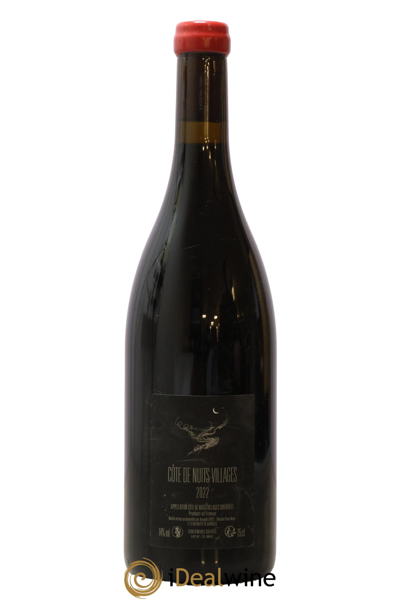 Côte de Nuits-Villages Arnaud Lopez 2022 - Lot de 1 bouteille - 1