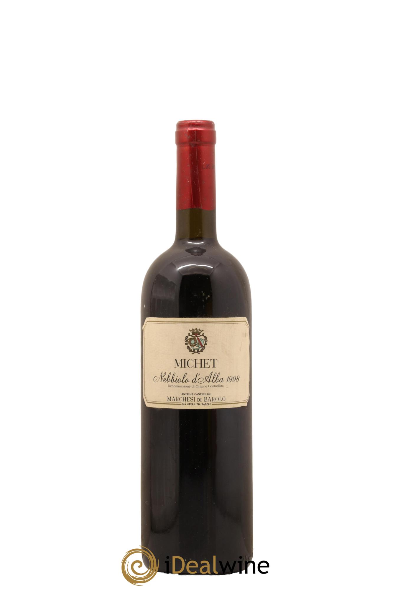 Nebbiolo d'Alba DOC Michet Marchesi Di Bianco 1998 - Lot de 1 bouteille - 0