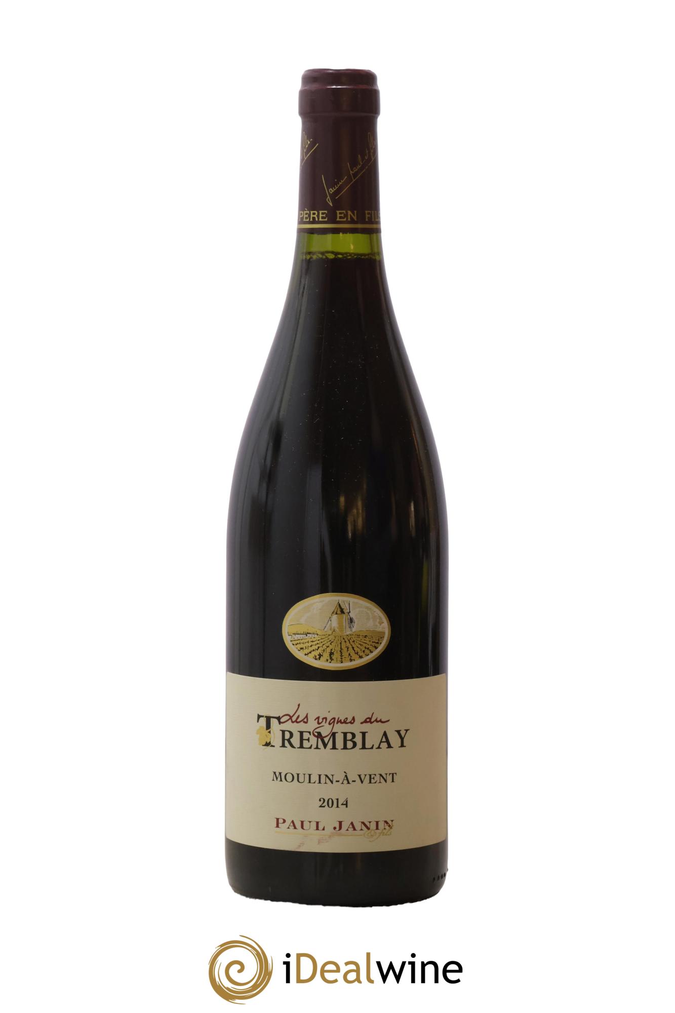 Moulin-à-Vent Vignes du Tremblay Paul Janin (Domaine) 2014 - Lot de 1 bouteille - 0