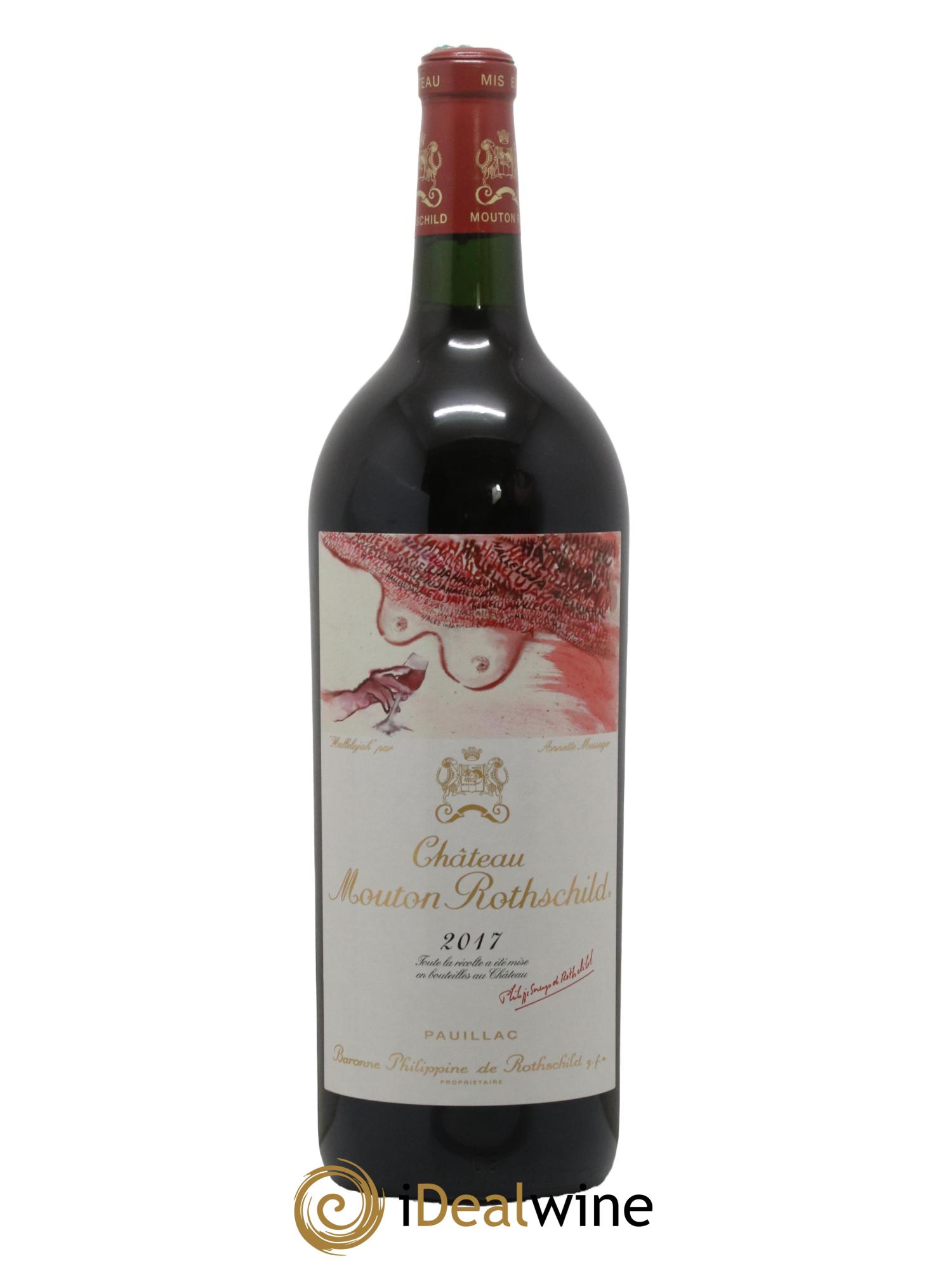 Château Mouton Rothschild 1er Grand Cru Classé 2017 - Lot de 1 magnum - 0