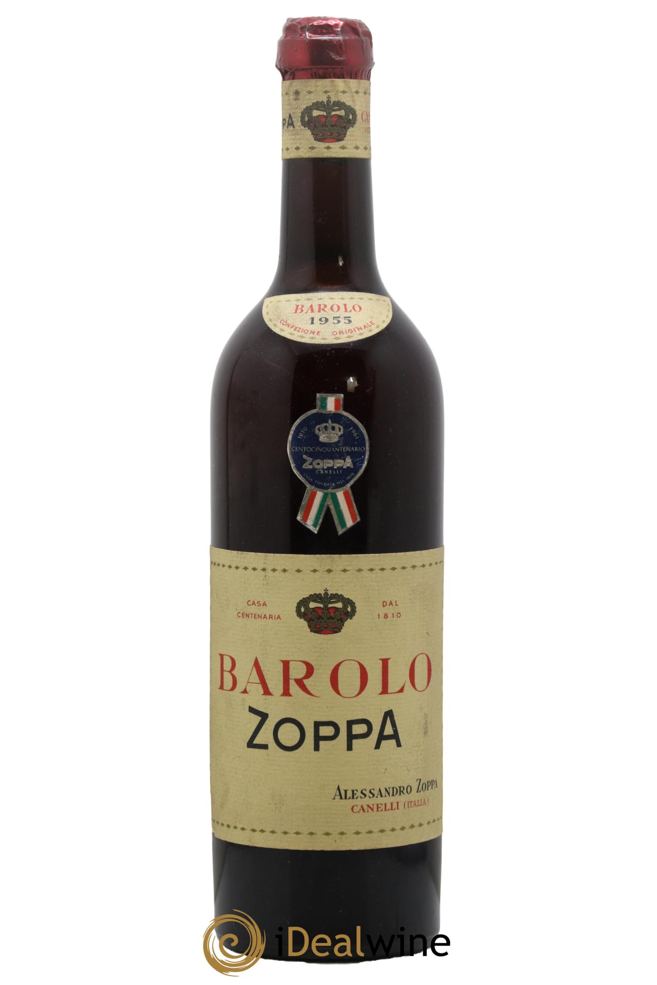 Barolo DOCG Zoppa Alessandro 1955 - Posten von 1 Flasche - 0