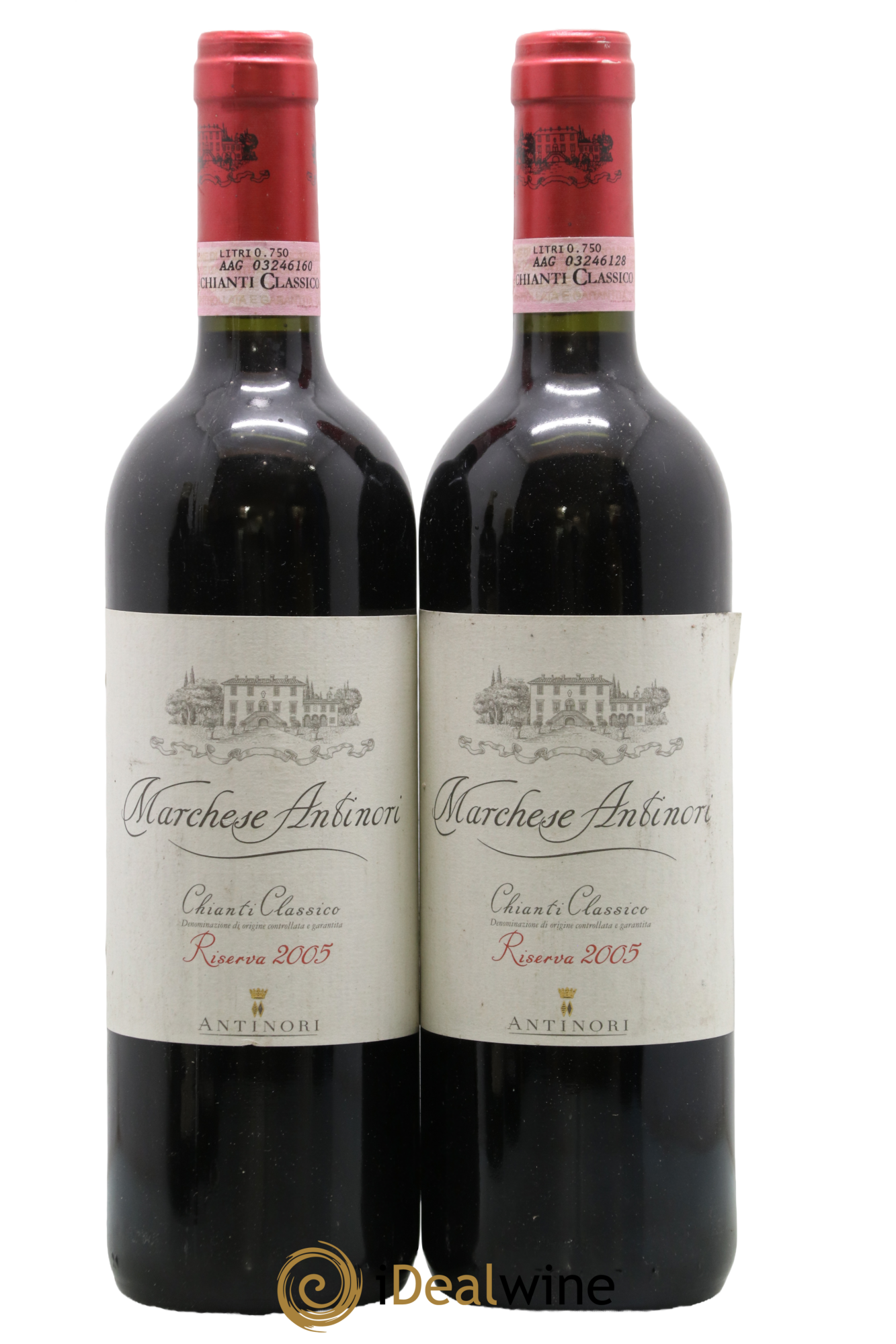 Chianti Classico DOCG Riserva Tenuta Tignanello - Marchesi Antinori 2005 - Lot de 2 bouteilles - 0