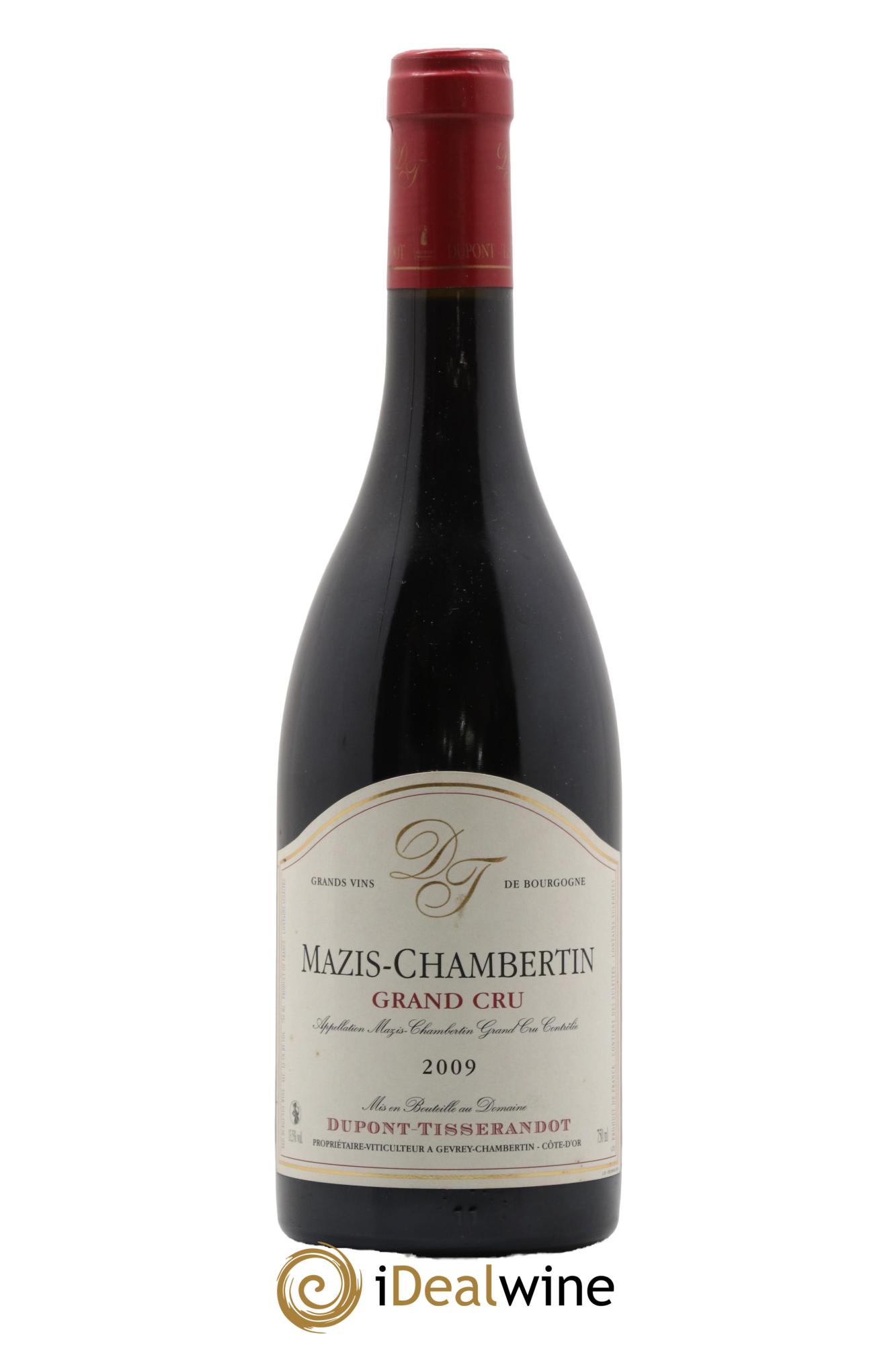 Mazis-Chambertin Grand Cru Dupont-Tisserandot (Domaine) 2009 - Lot de 1 bouteille - 0