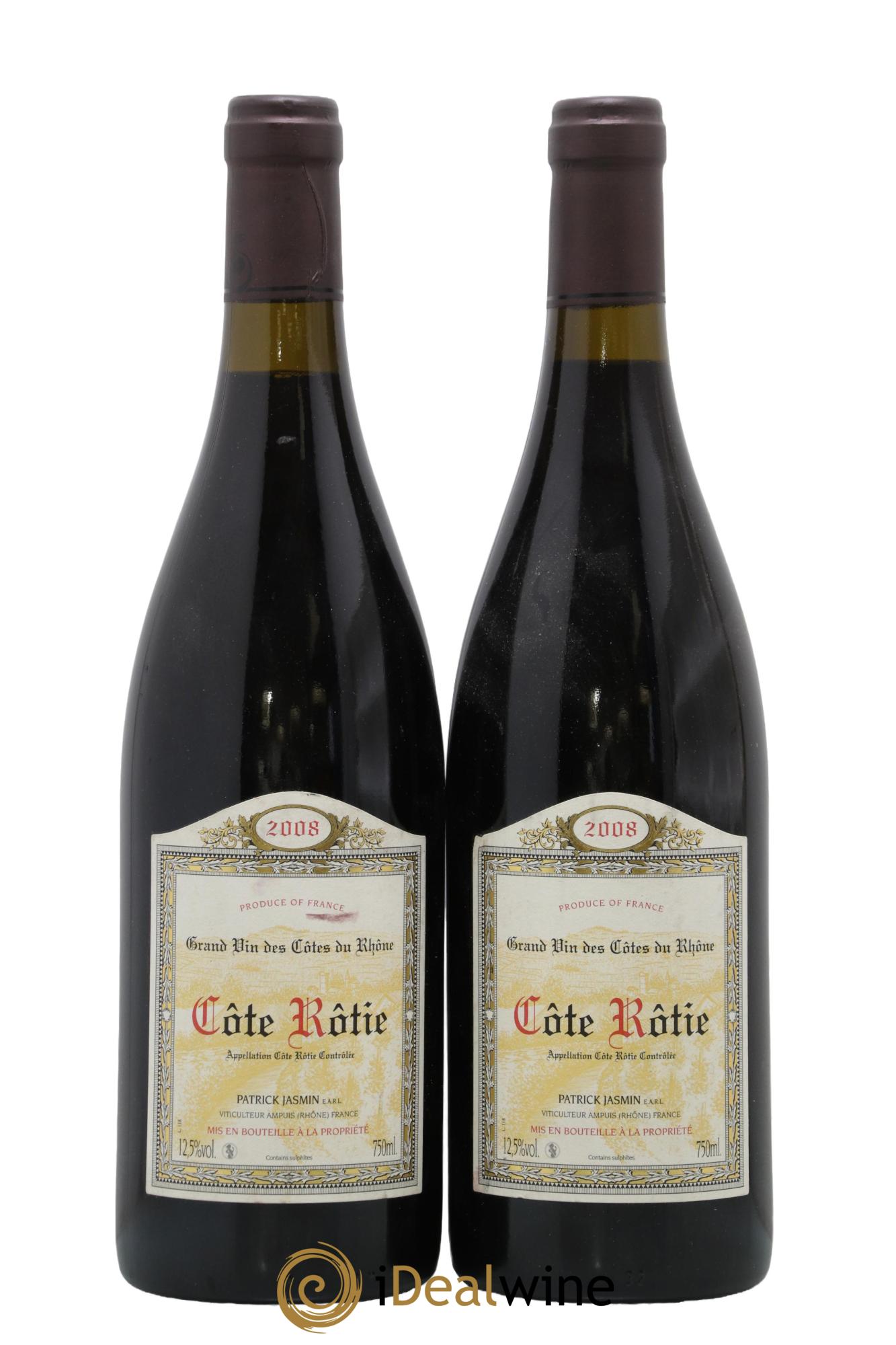 Côte-Rôtie Jasmin (Domaine) 2008 - Posten von 2 Flaschen - 0