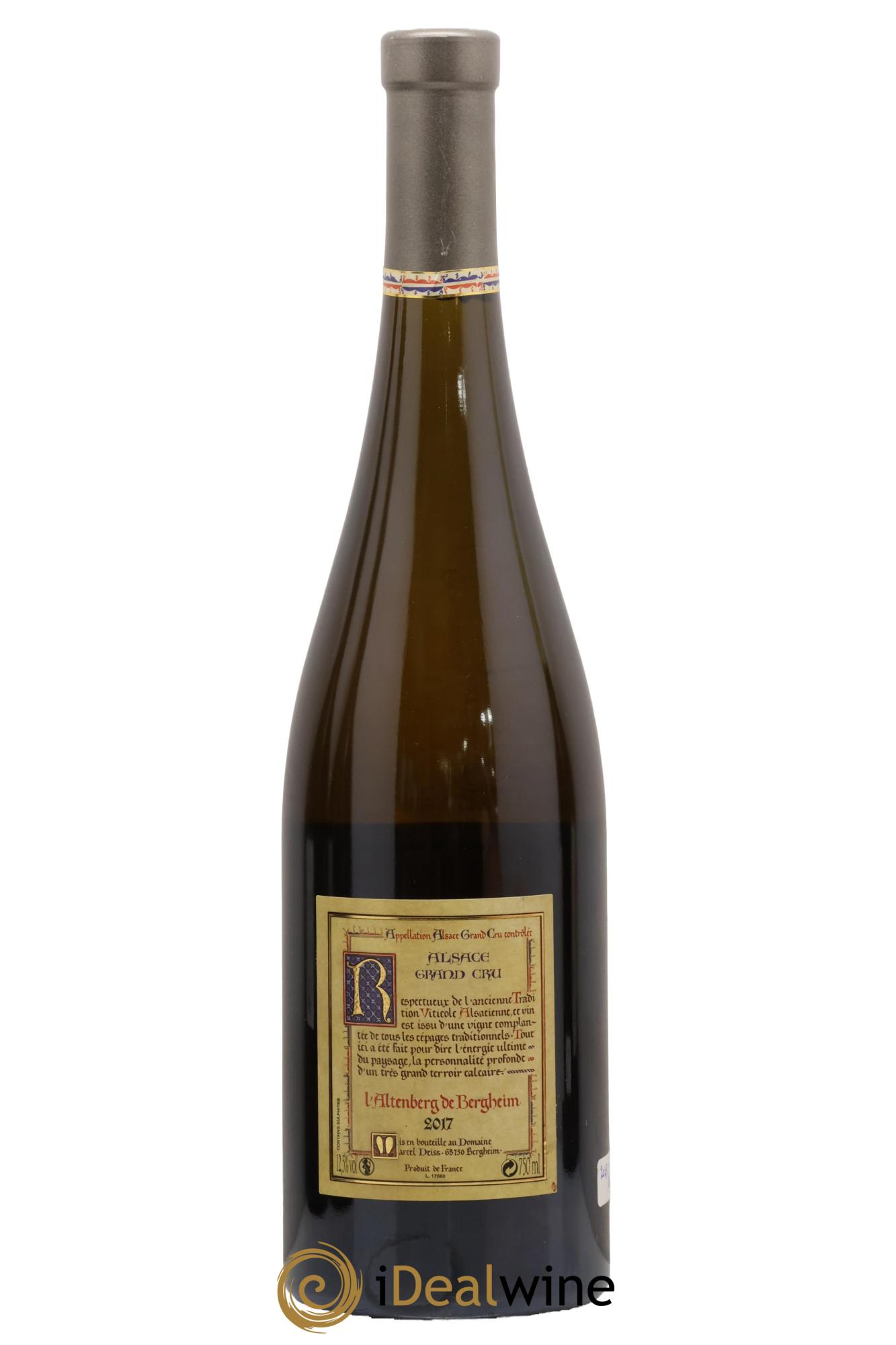 Alsace Grand Cru Altenberg de Bergheim Marcel Deiss (Domaine) 2017 - Lot of 1 bottle - 1