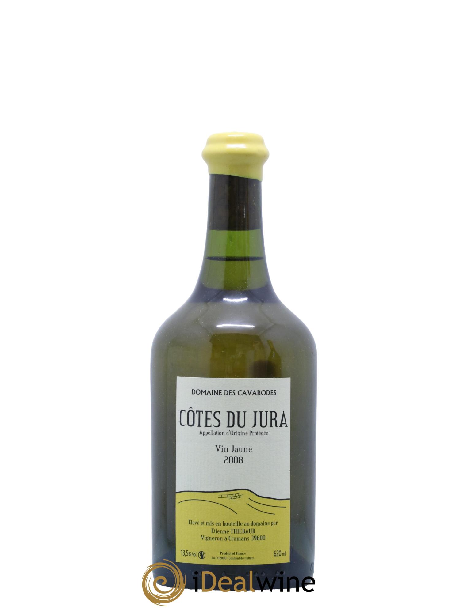 Côtes du Jura Vin Jaune Cavarodes (Domaine des) - Etienne Thiébaud 2008 - Lot de 1 clavelin - 0