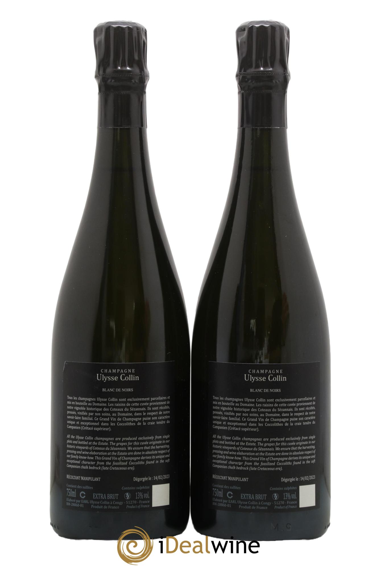 Les Maillons Blanc de Noirs Extra-Brut Ulysse Collin 2019 - Lotto di 2 bottiglie - 1