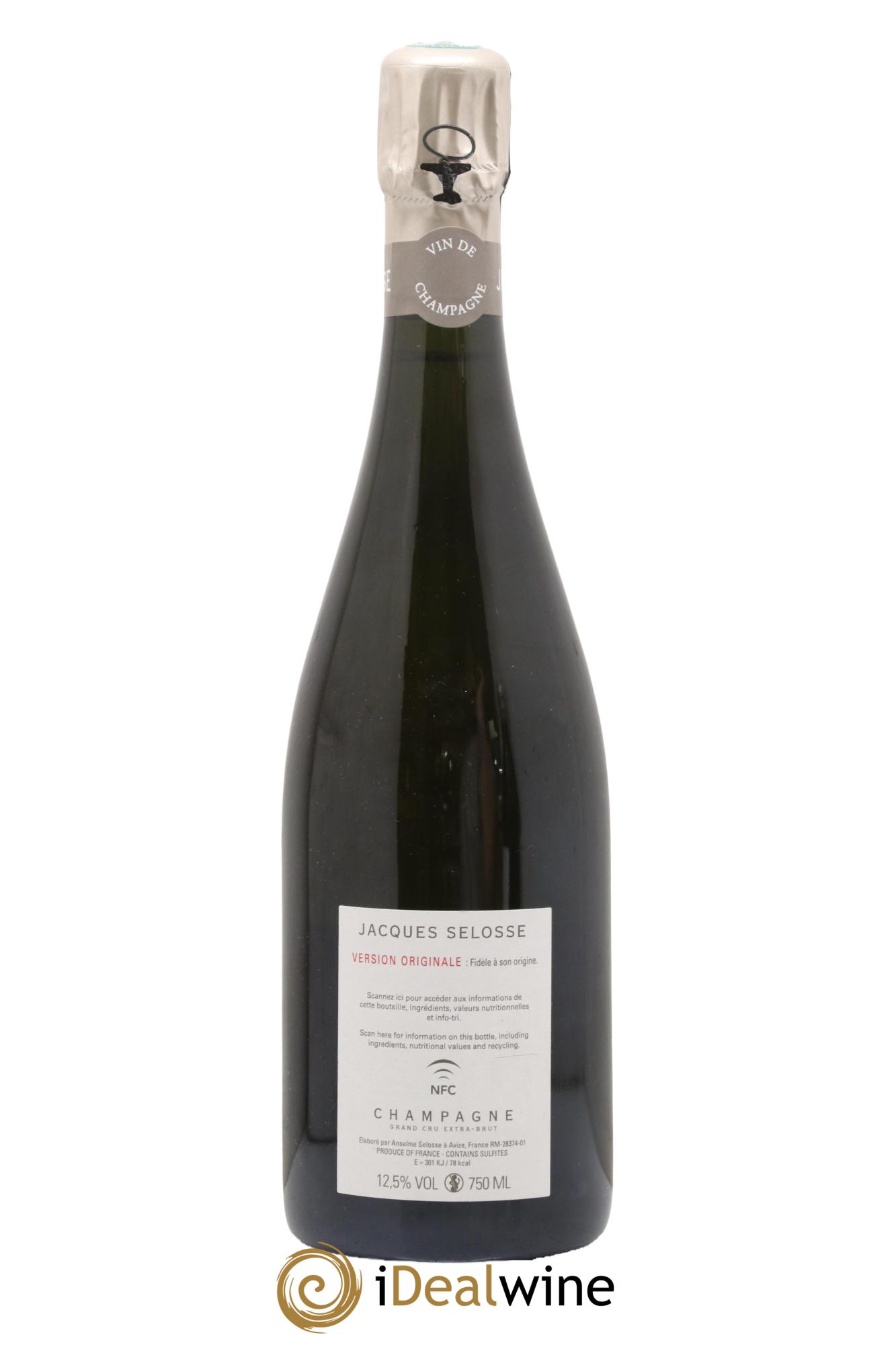 Version Originale Jacques Selosse - Posten von 1 Flasche - 1