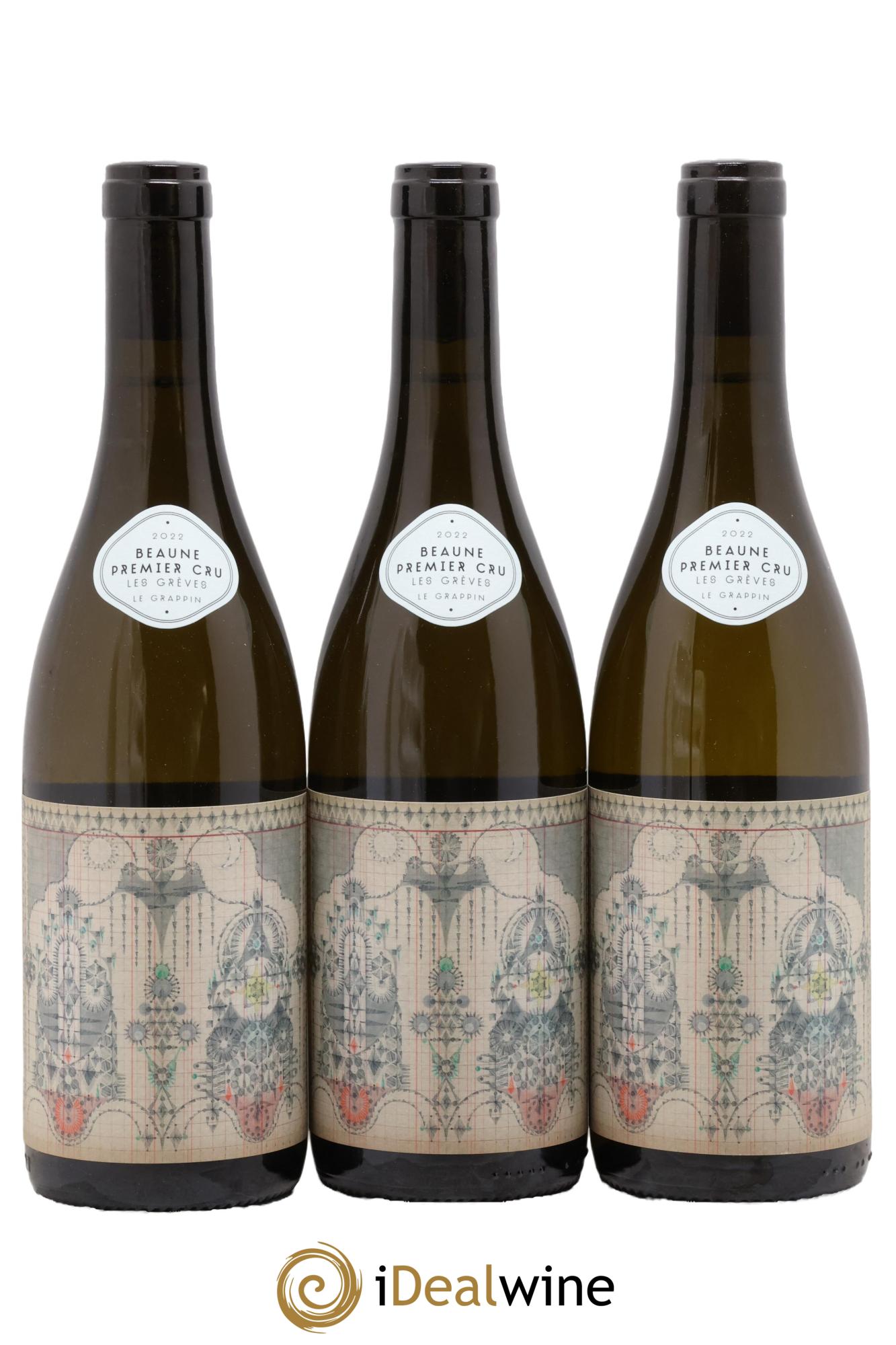 Beaune 1er Cru Les Grèves Le Grappin 2022 - Posten von 3 Flaschen - 0
