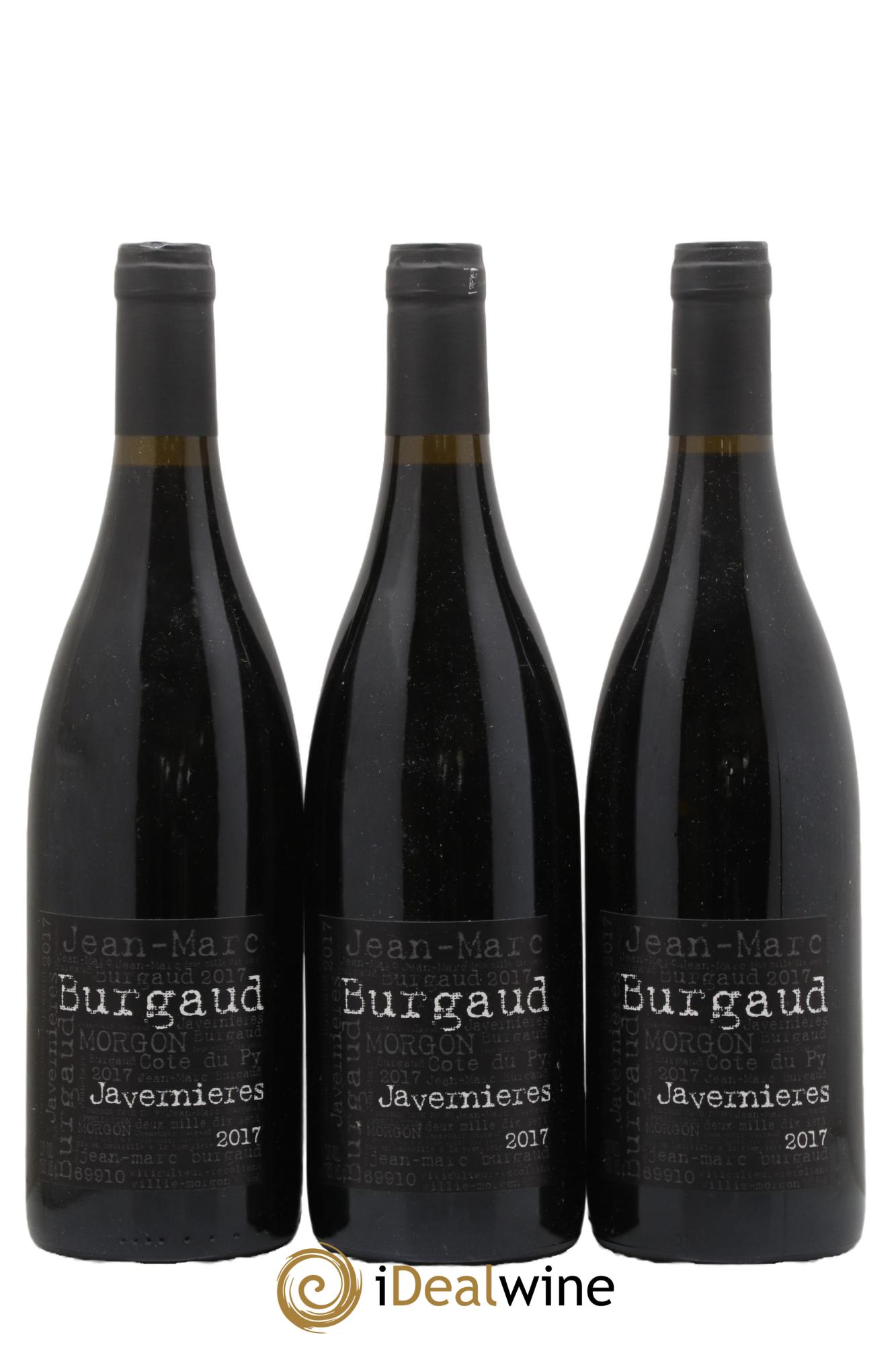 Morgon Côte du Py Javernières Jean-Marc Burgaud (Domaine) 2017 - Lot de 3 bouteilles - 0