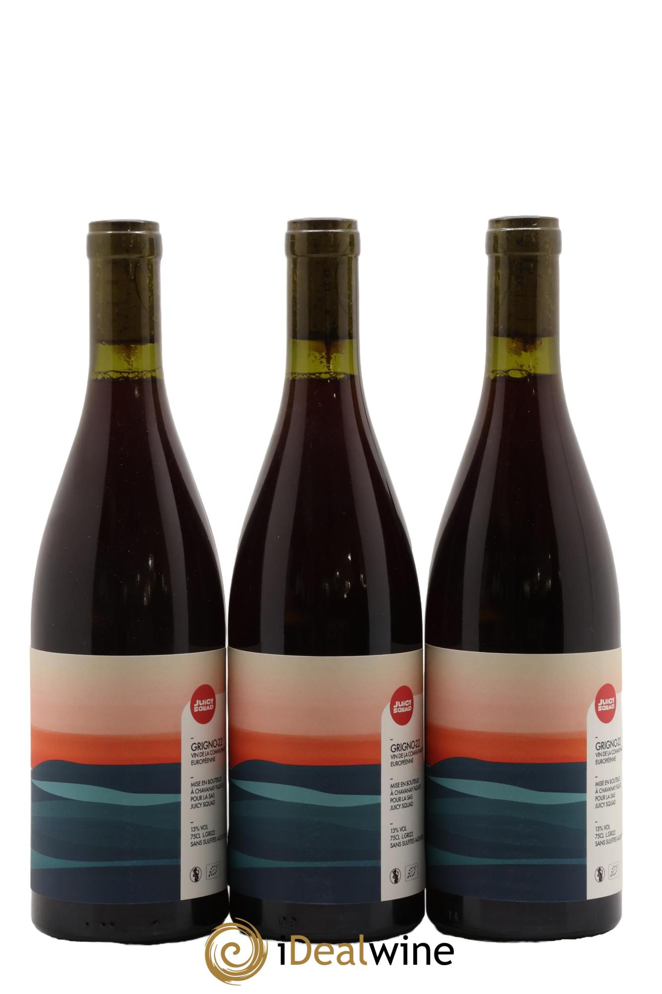 Vin de France Grigno Juicy Squad Thibaud Capellaro 2022 - Lot de 3 bouteilles - 0