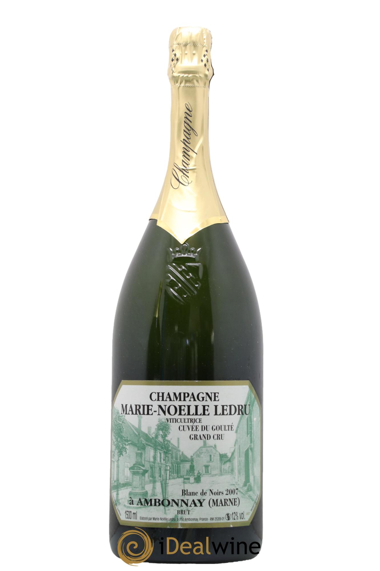 Cuvée du Goulté Blanc de Noirs Marie-Noëlle Ledru 2007 - Lot de 1 magnum - 0