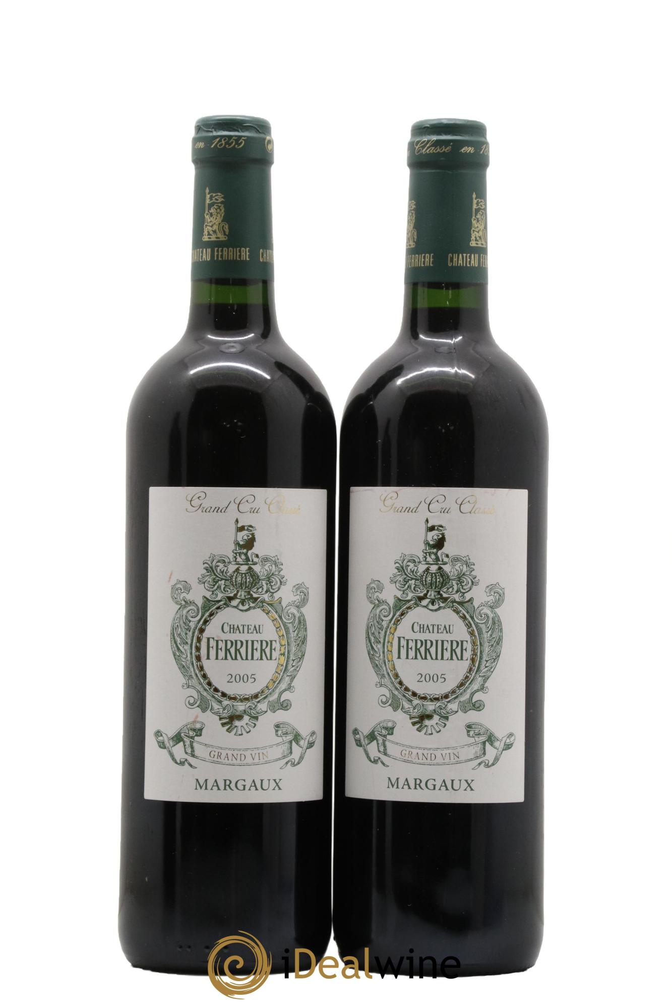 Château Ferrière 3ème Grand Cru Classé 2005 - Lot de 2 bouteilles - 0