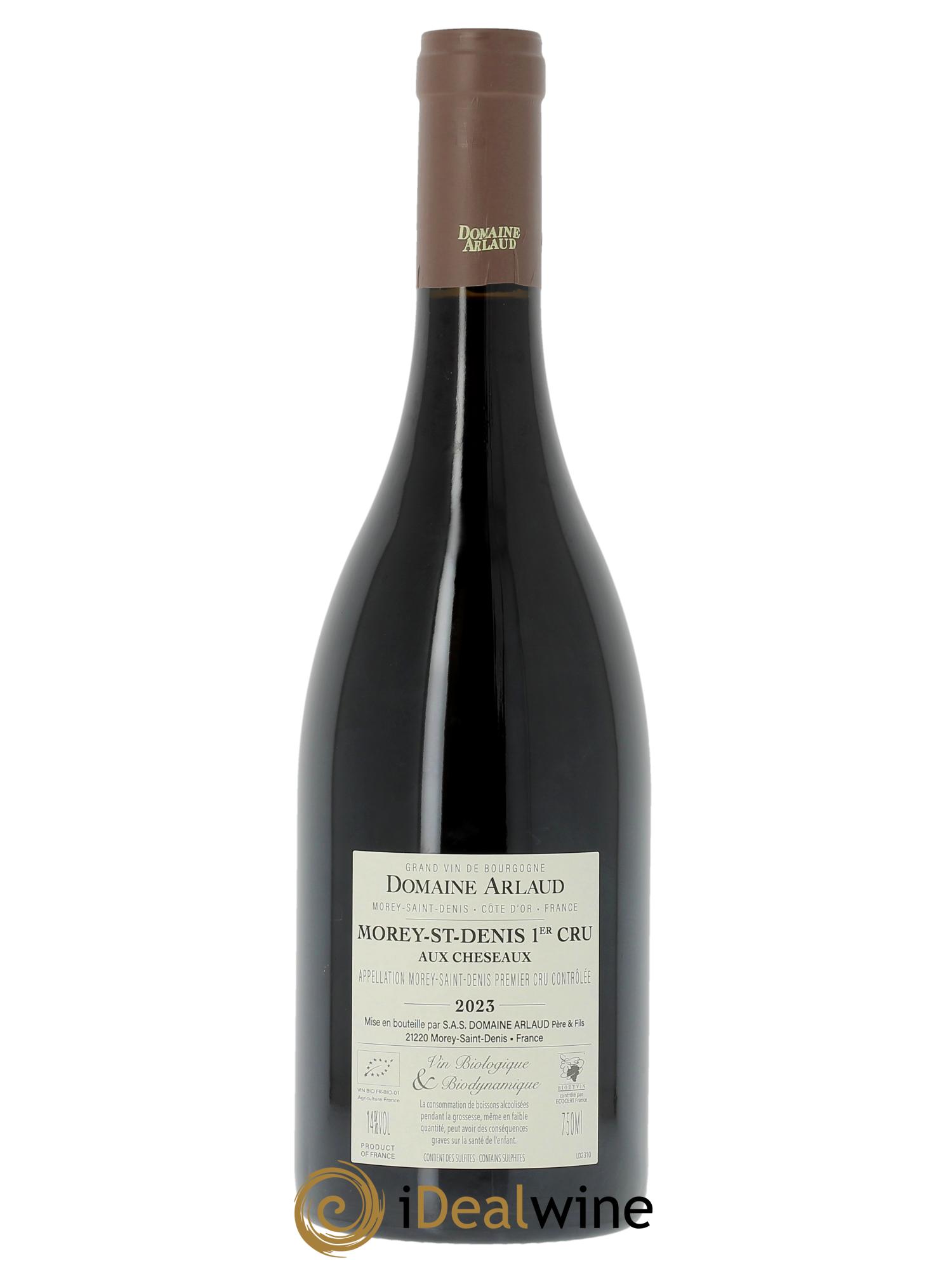 Morey Saint-Denis 1er Cru Aux Chéseaux Arlaud 2023 - Lotto di 1 bottiglia - 1
