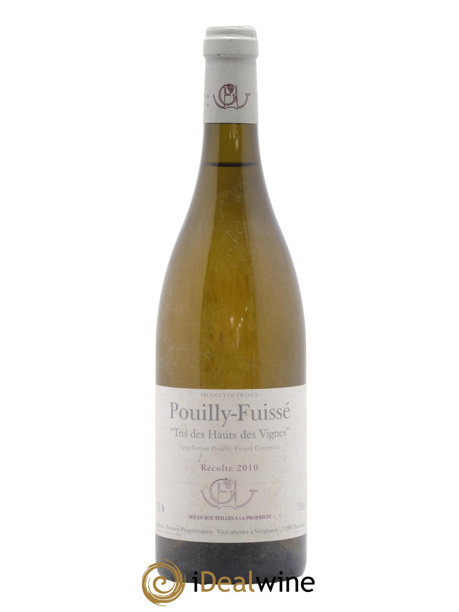 Pouilly-Fuissé Tris des Hauts des Vignes Guffens-Heynen 2010 - Lot of 1 bottle - 0