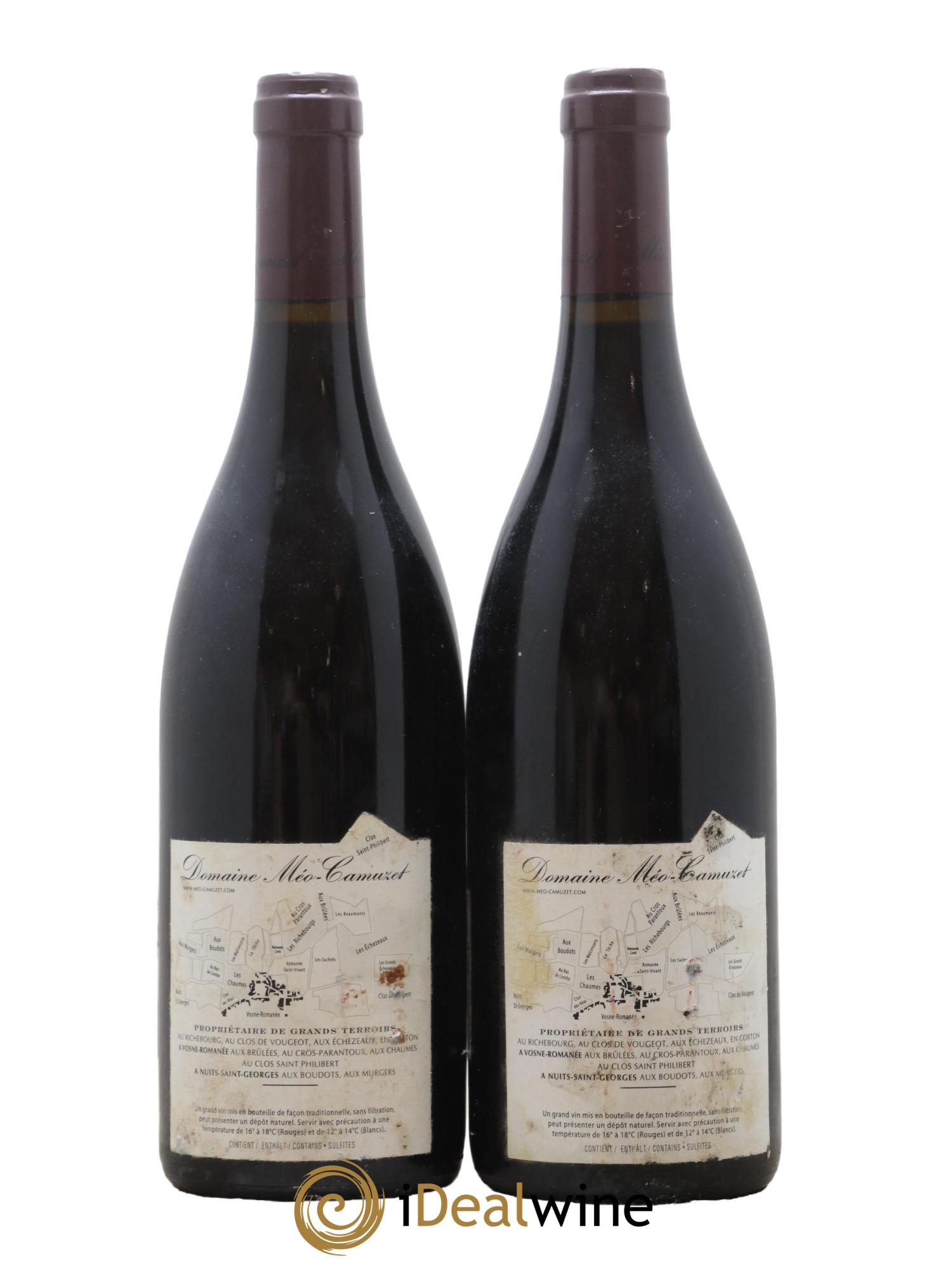 Clos de Vougeot Grand Cru Méo-Camuzet (Domaine)  2011 - Lot of 2 bottles - 1