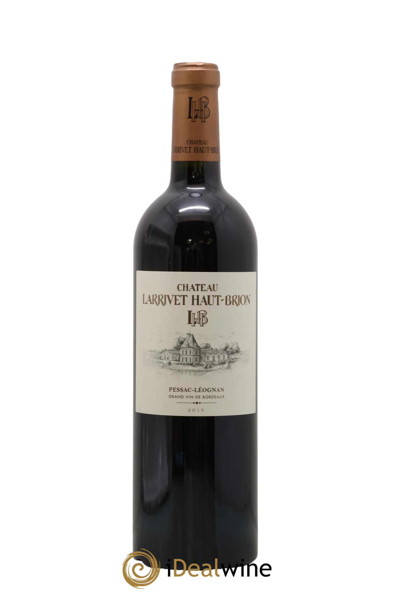 Château Larrivet Haut-Brion 2018 - Lot de 1 bouteille - 0
