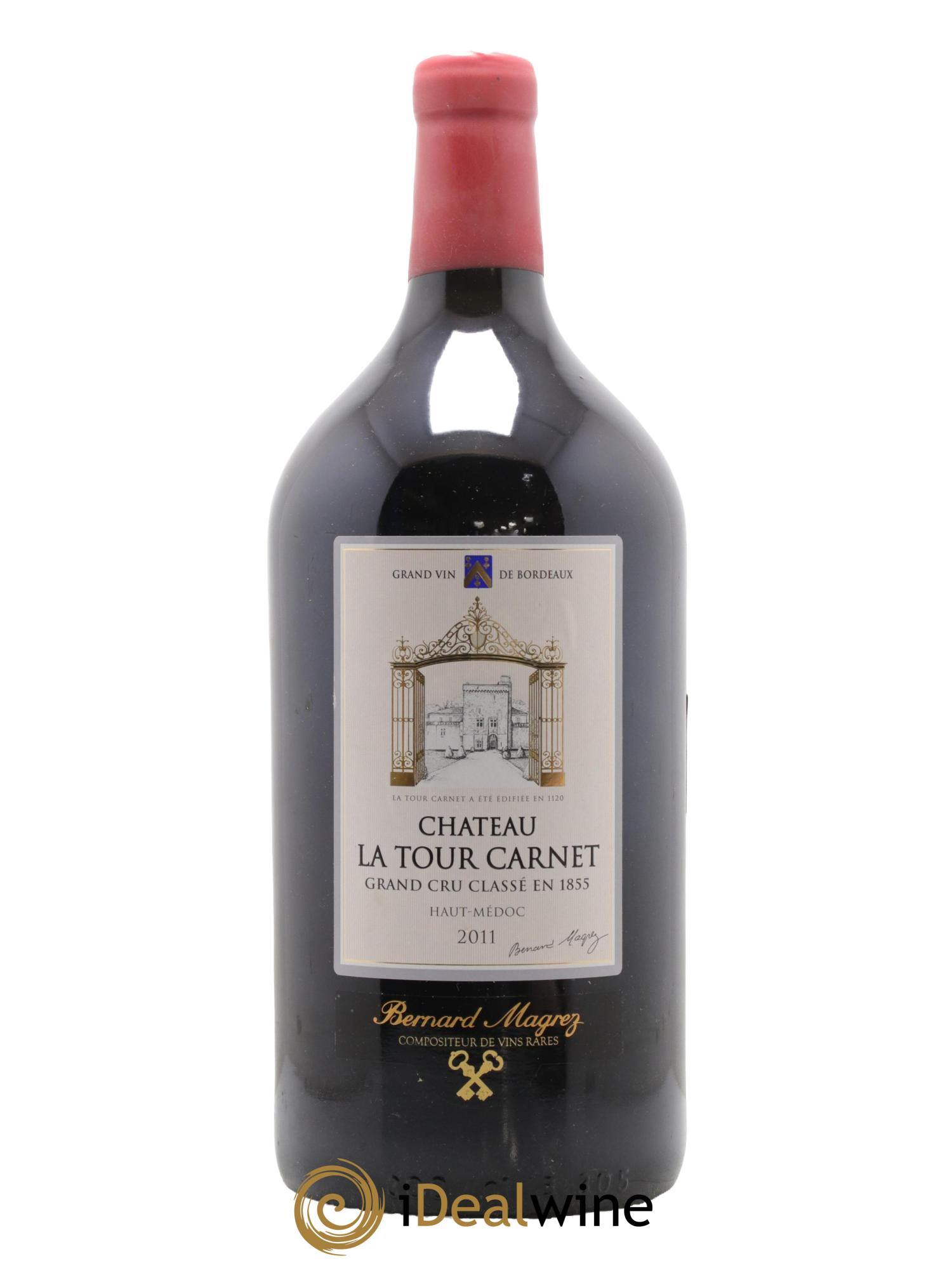Château la Tour Carnet 4ème Grand Cru Classé 2011 - Lot de 1 double magnum - 0
