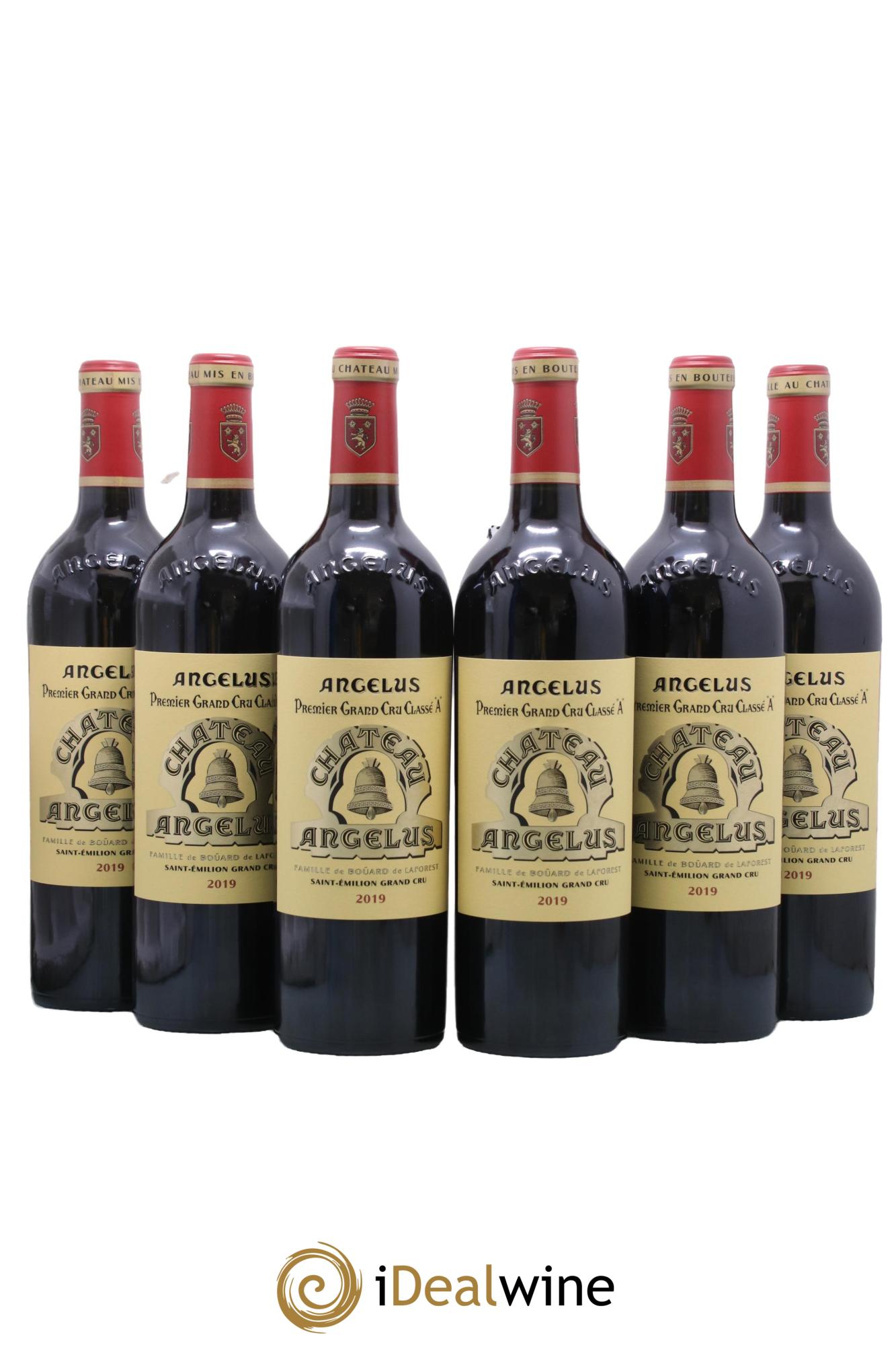 Château Angélus 1er Grand Cru Classé A 2019 - Lotto di 6 bottiglie - 0