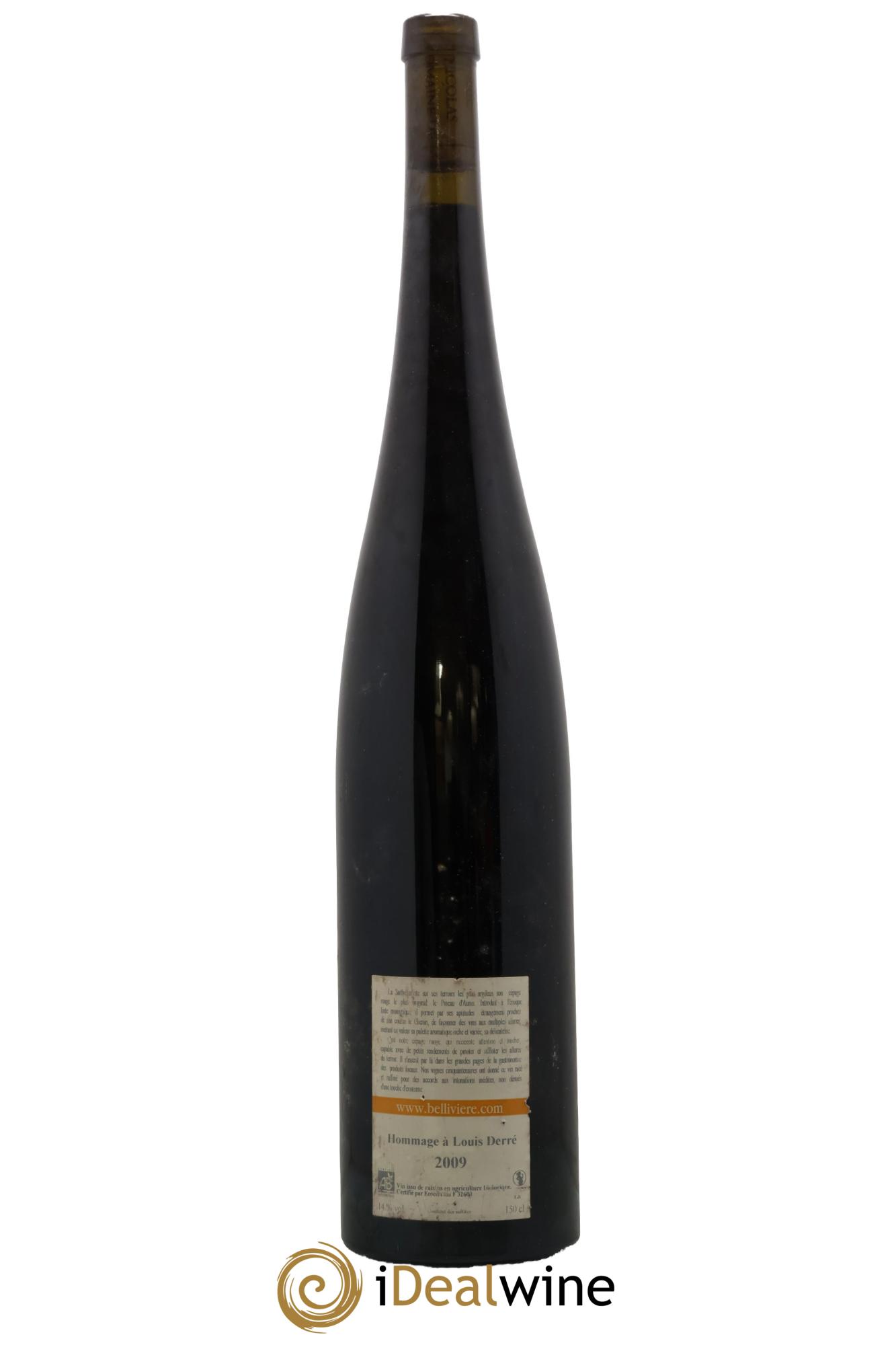 Coteaux du Loir Hommage à Louis Derré Domaine de Bellivière 2009 - Posten von 1 Magnum - 1